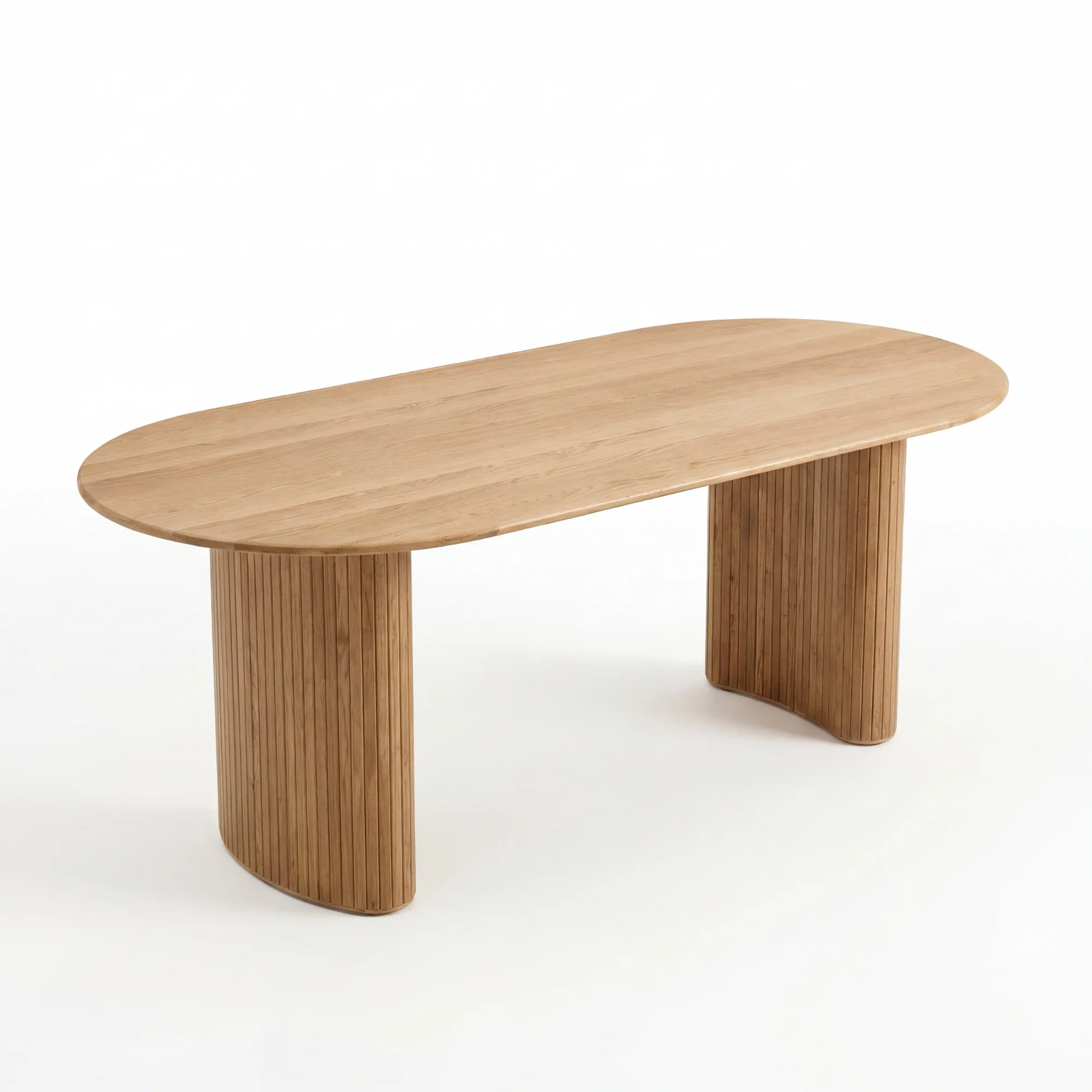 Elbasan 220cm Dining Table Natural - Image 2