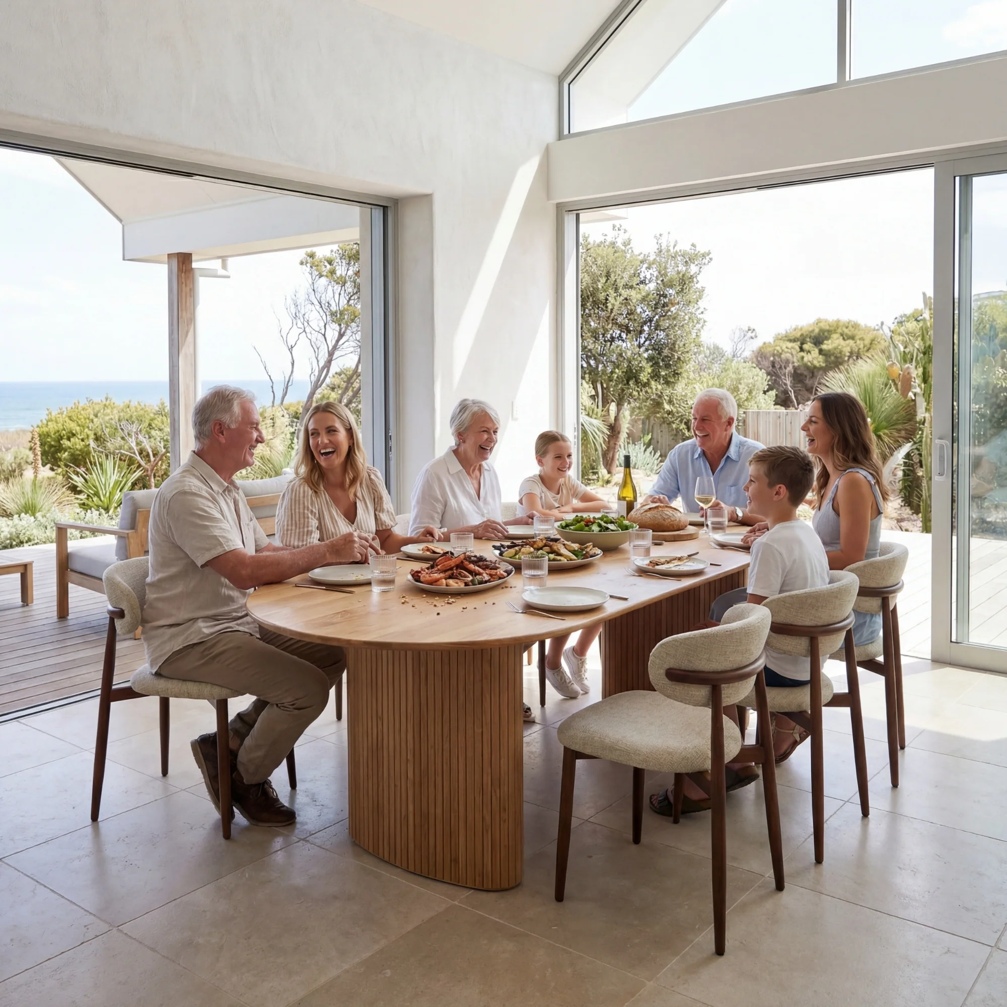 Elbasan 220cm Dining Table Natural - Image 3