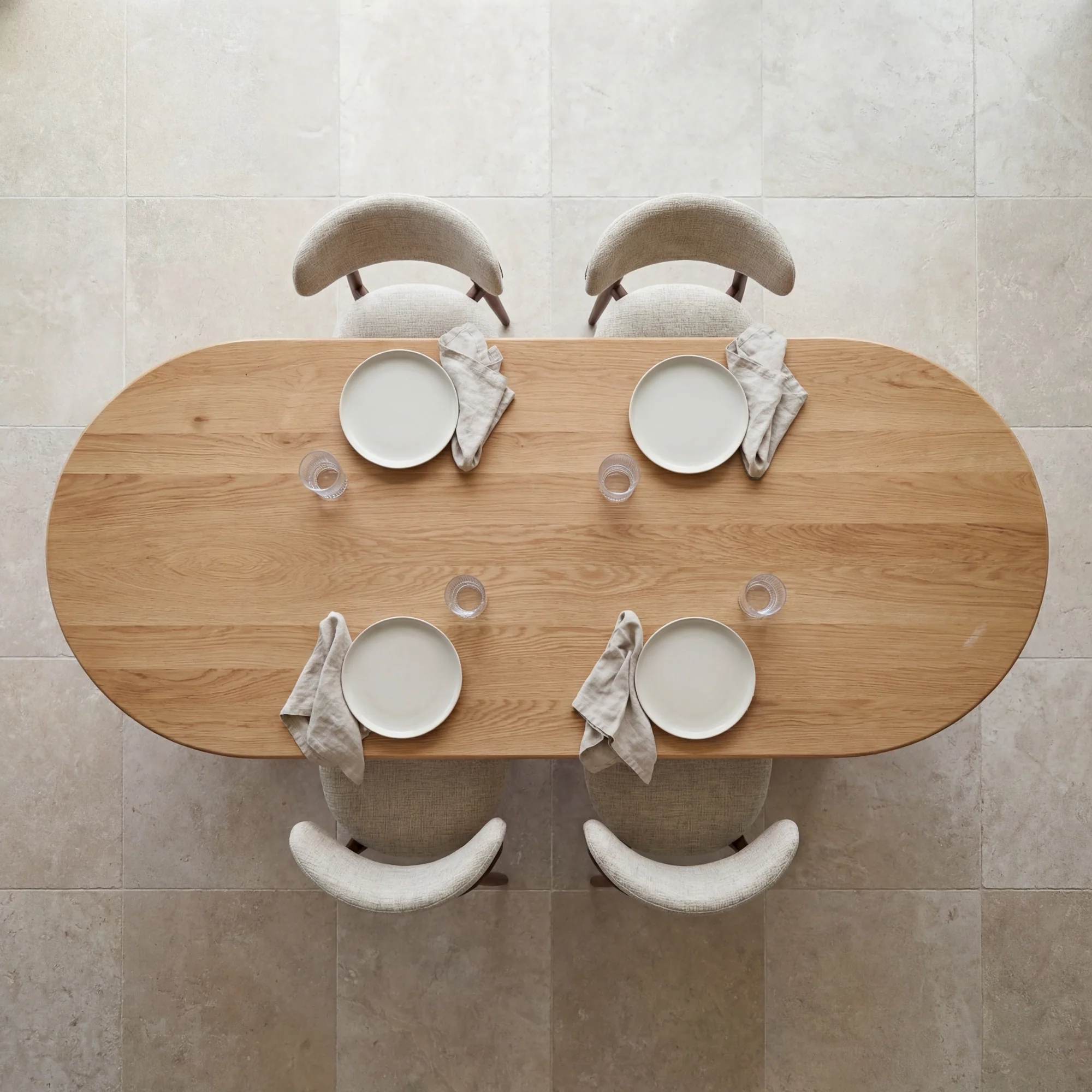 Elbasan 220cm Dining Table Natural - Image 4