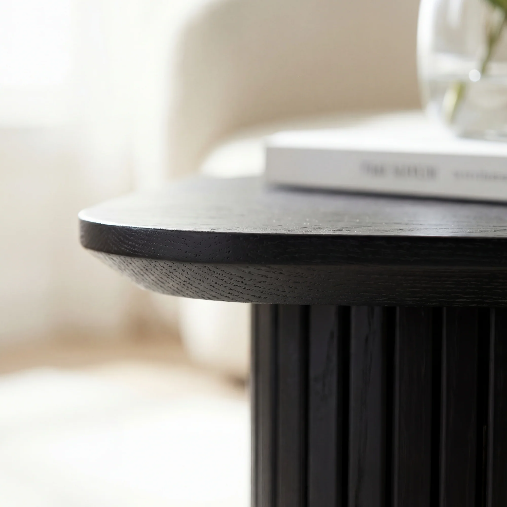 Elbasan 60cm Square Coffee Table Black - Image 5