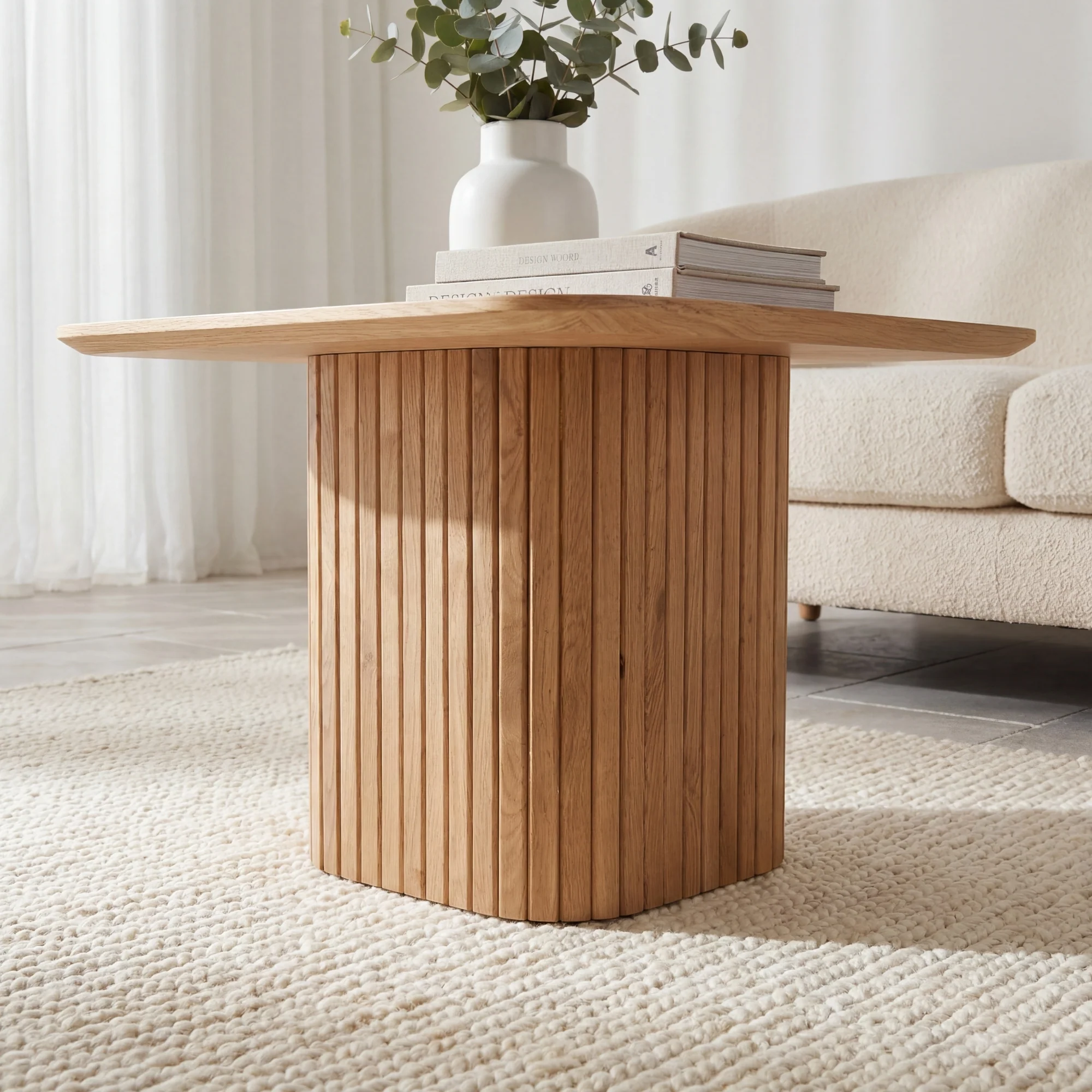Elbasan 60cm Square Coffee Table Natural - Image 4