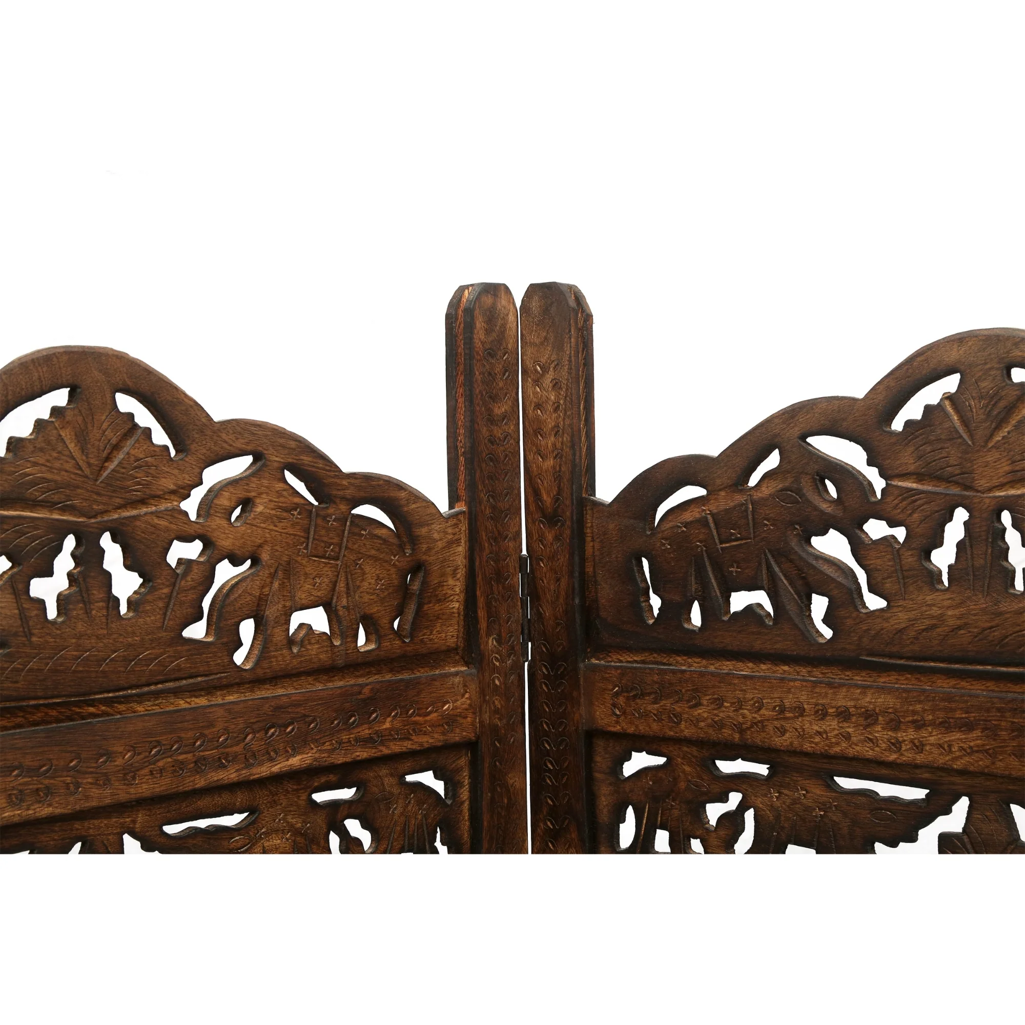 Elephant Room Screen Divider Burnt Brown - Image 4