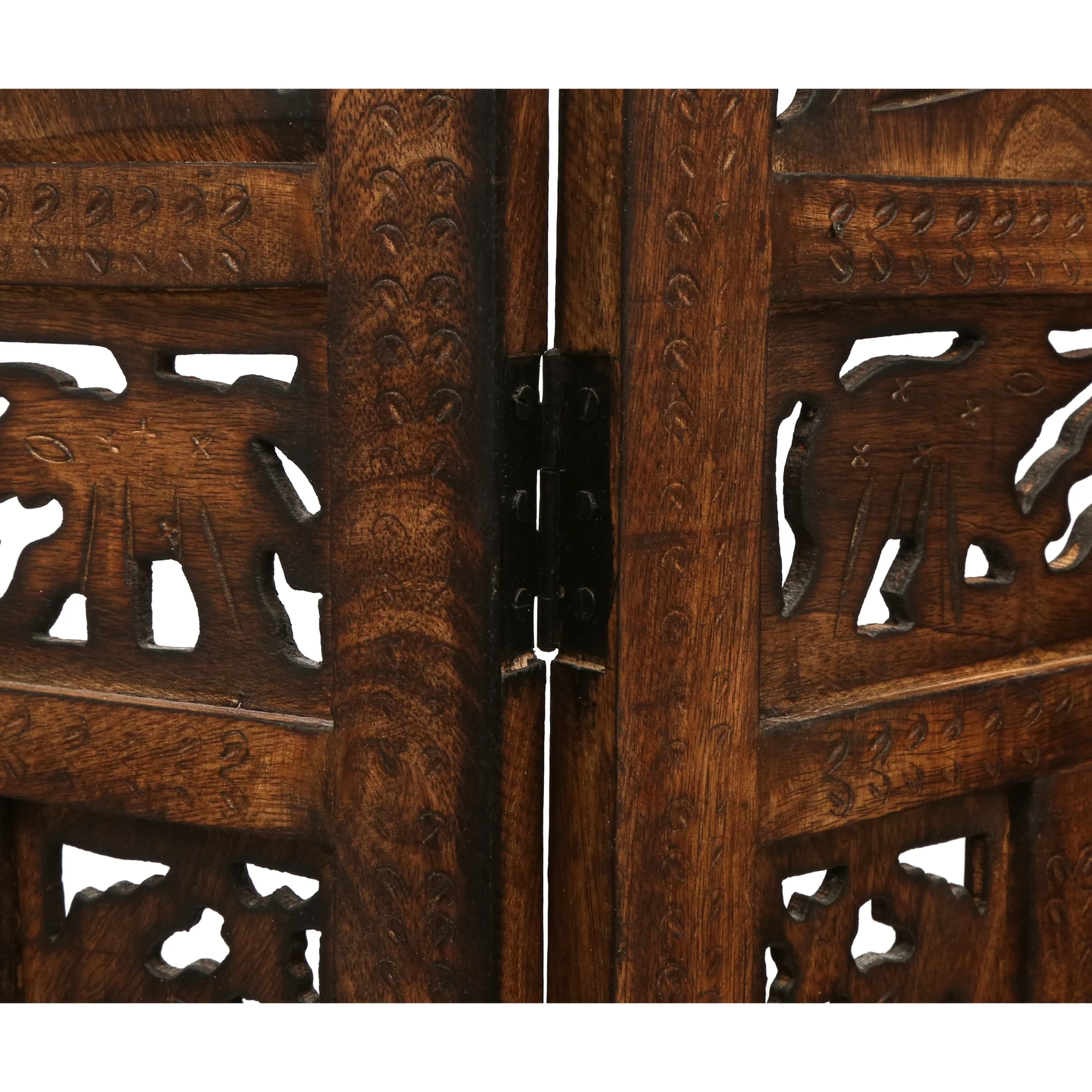 Elephant Room Screen Divider Burnt Brown - Image 5