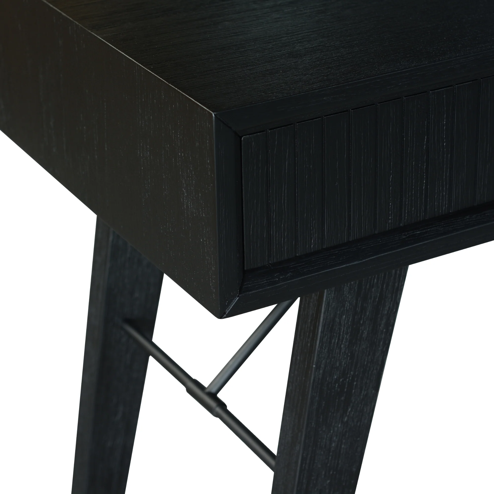 Ellen 120cm Writing Desk Console Table Black - Image 4