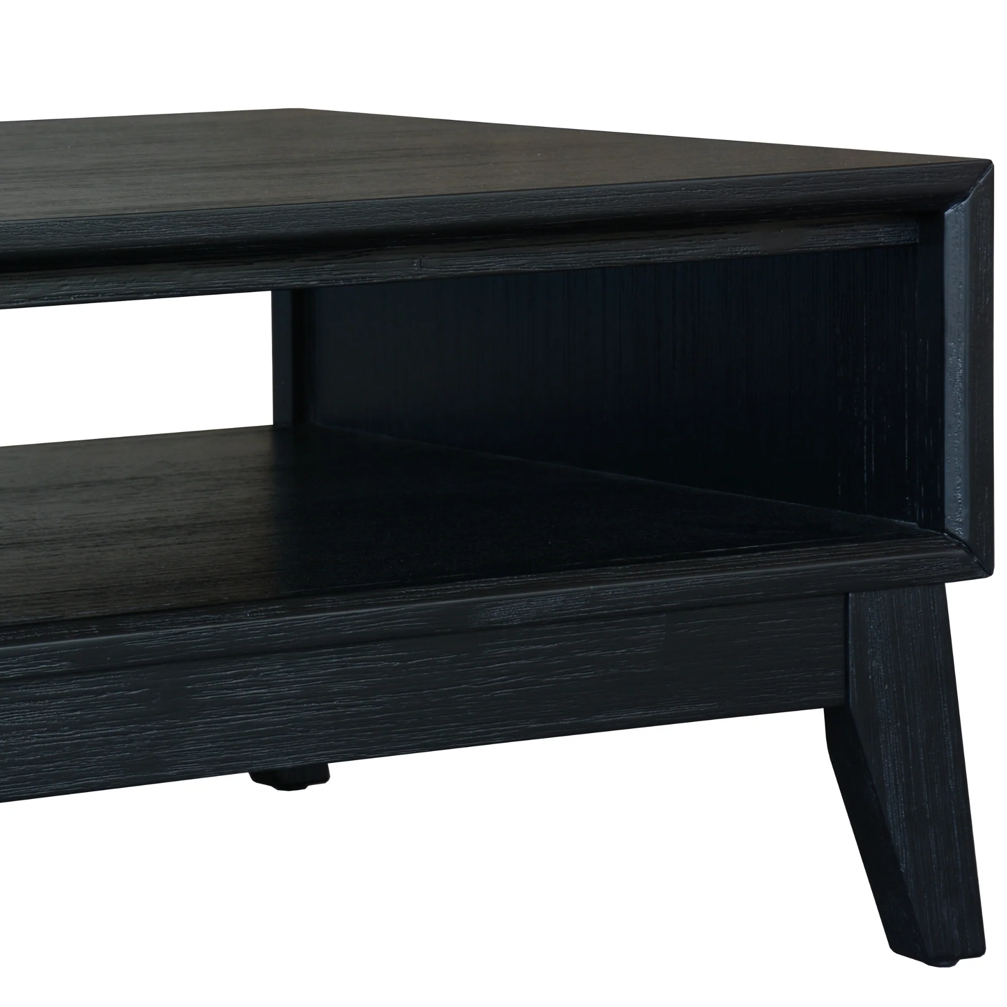 Ellen 130cm Coffee Table Black - Image 4