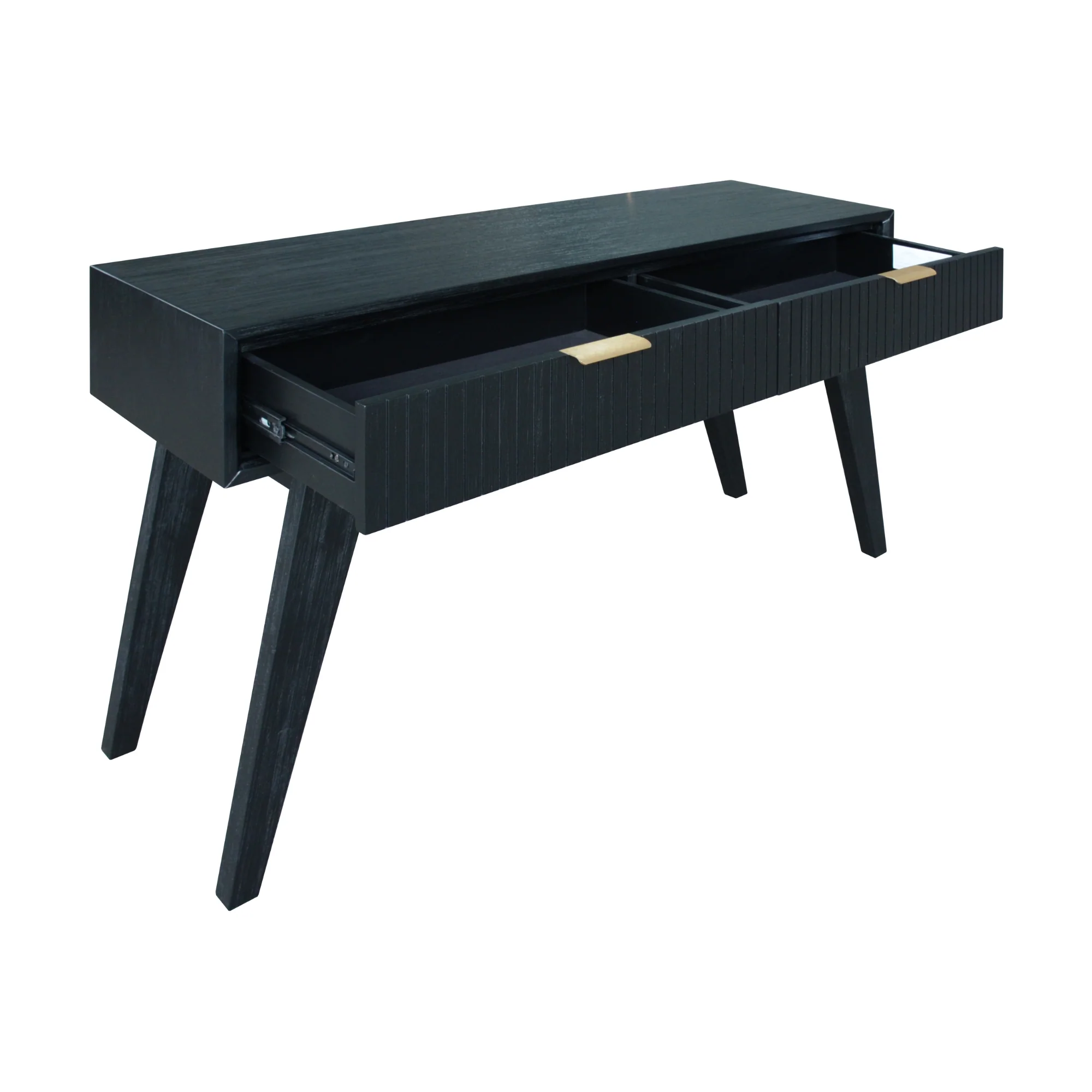 Ellen 130cm Console Hallway Table Black - Image 3