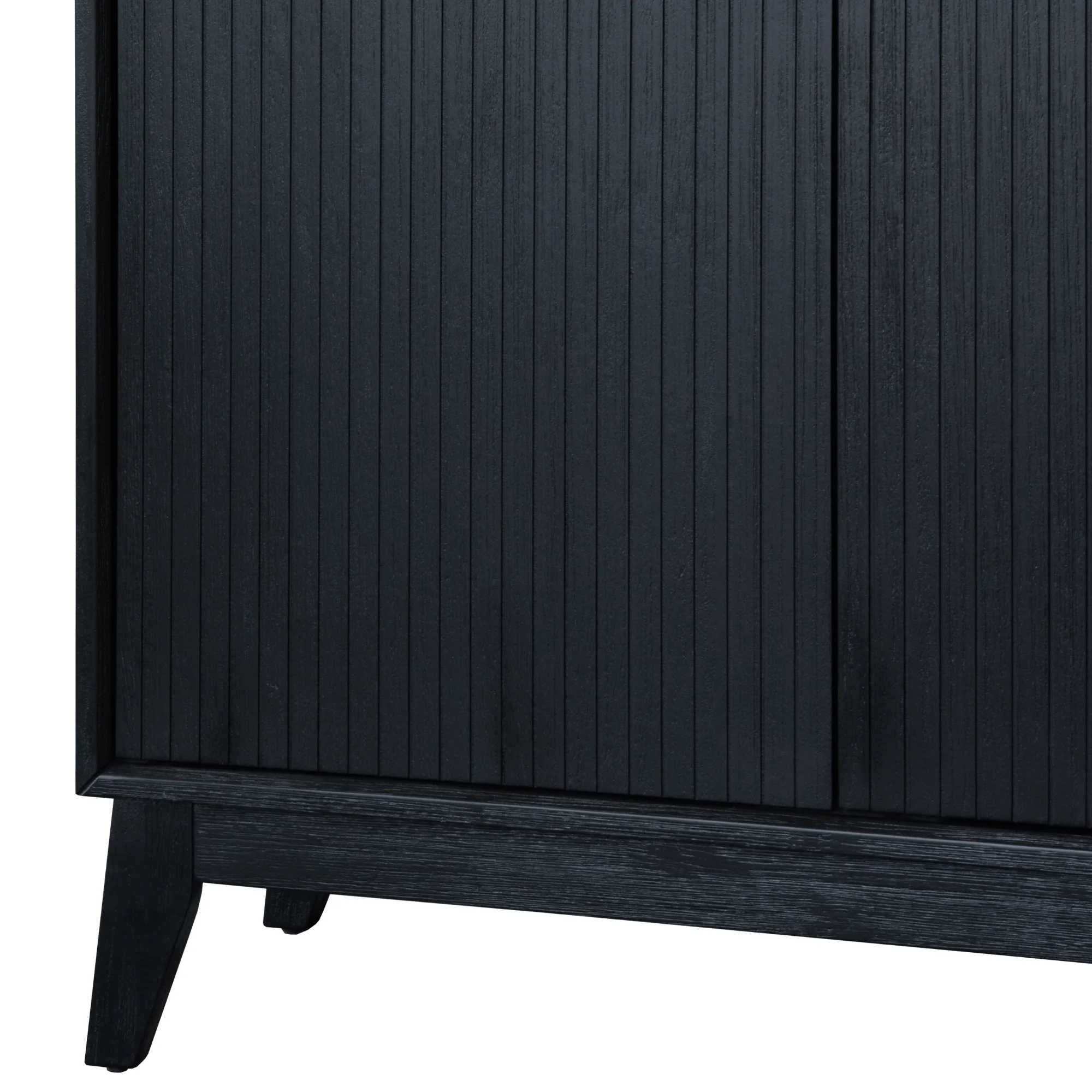 Ellen 165cm Buffet Table 3 Door Black - Image 5