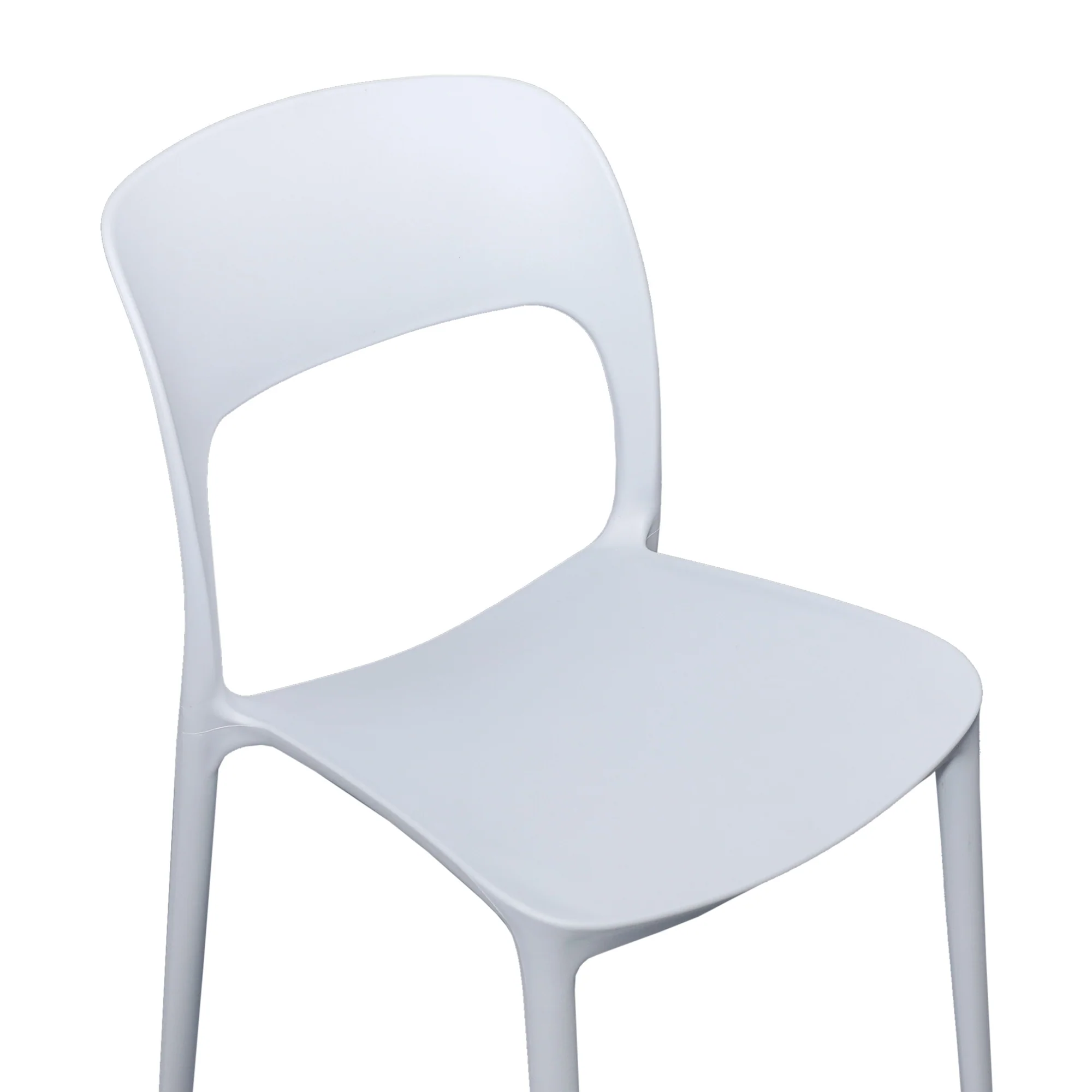 Everly Set of 4 Dining Chair White - Image 4