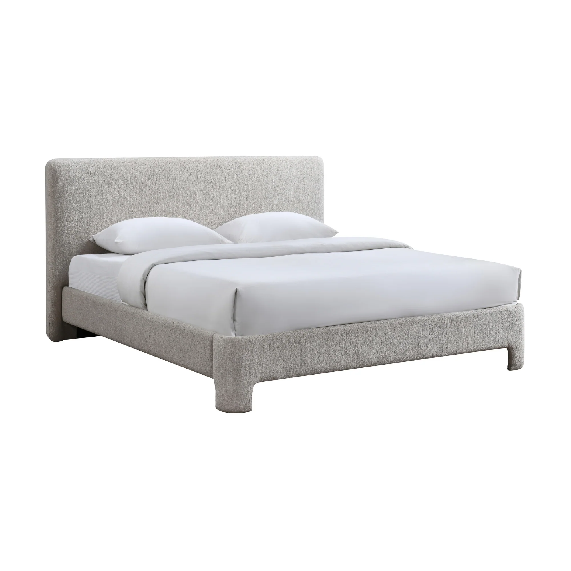 Finley King Bed Frame Stone Grey - Image 2