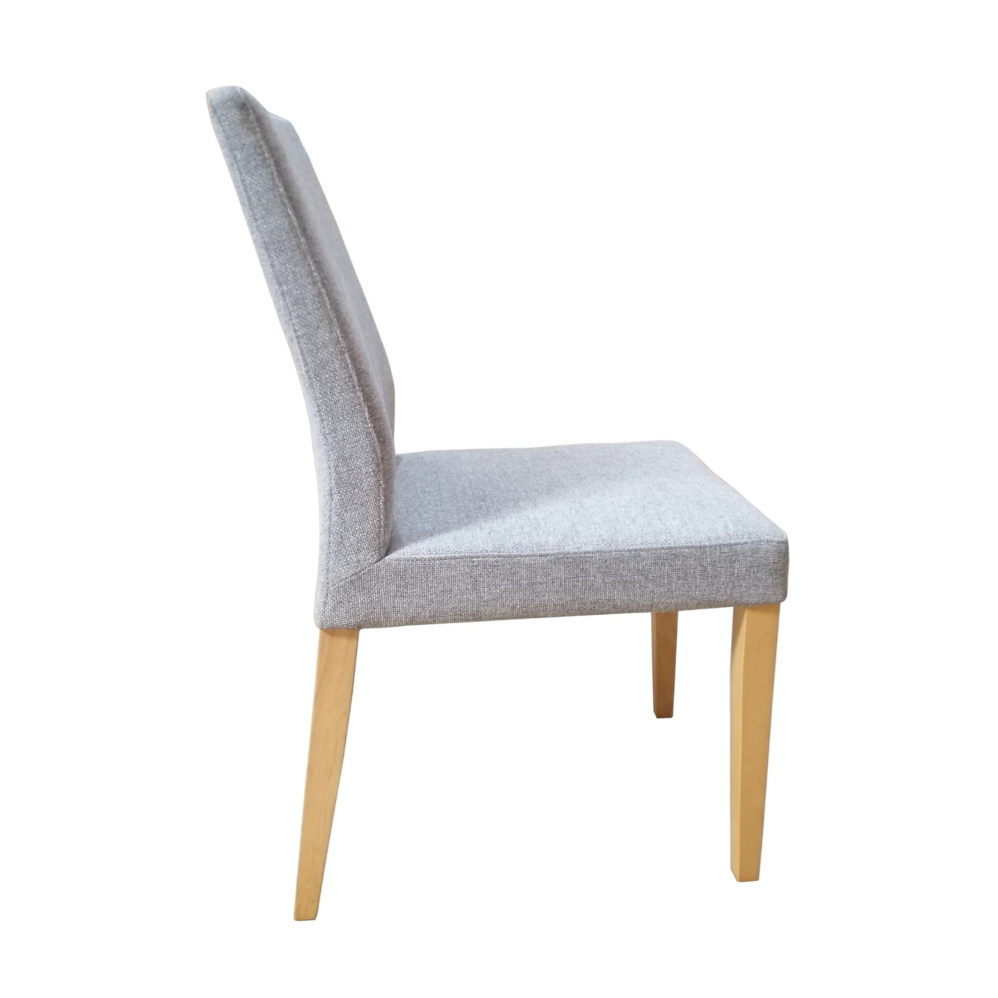 Forma 2pc Set Dining Chair Fabric Seat Light Grey - Image 4
