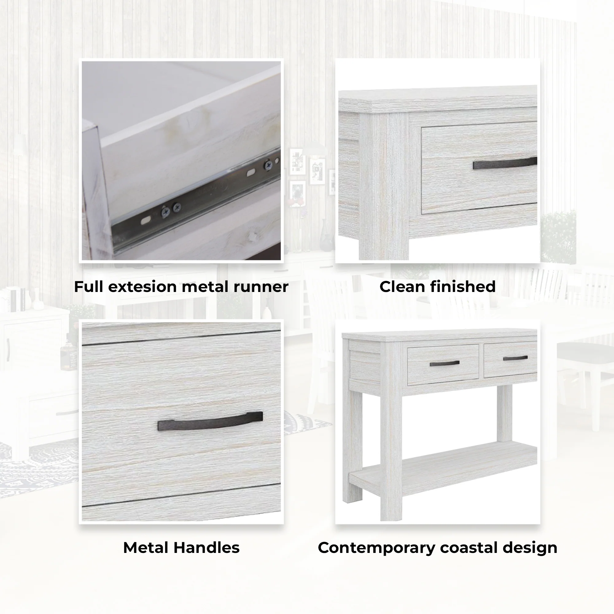 Foxglove 110cm Console Table - Image 6