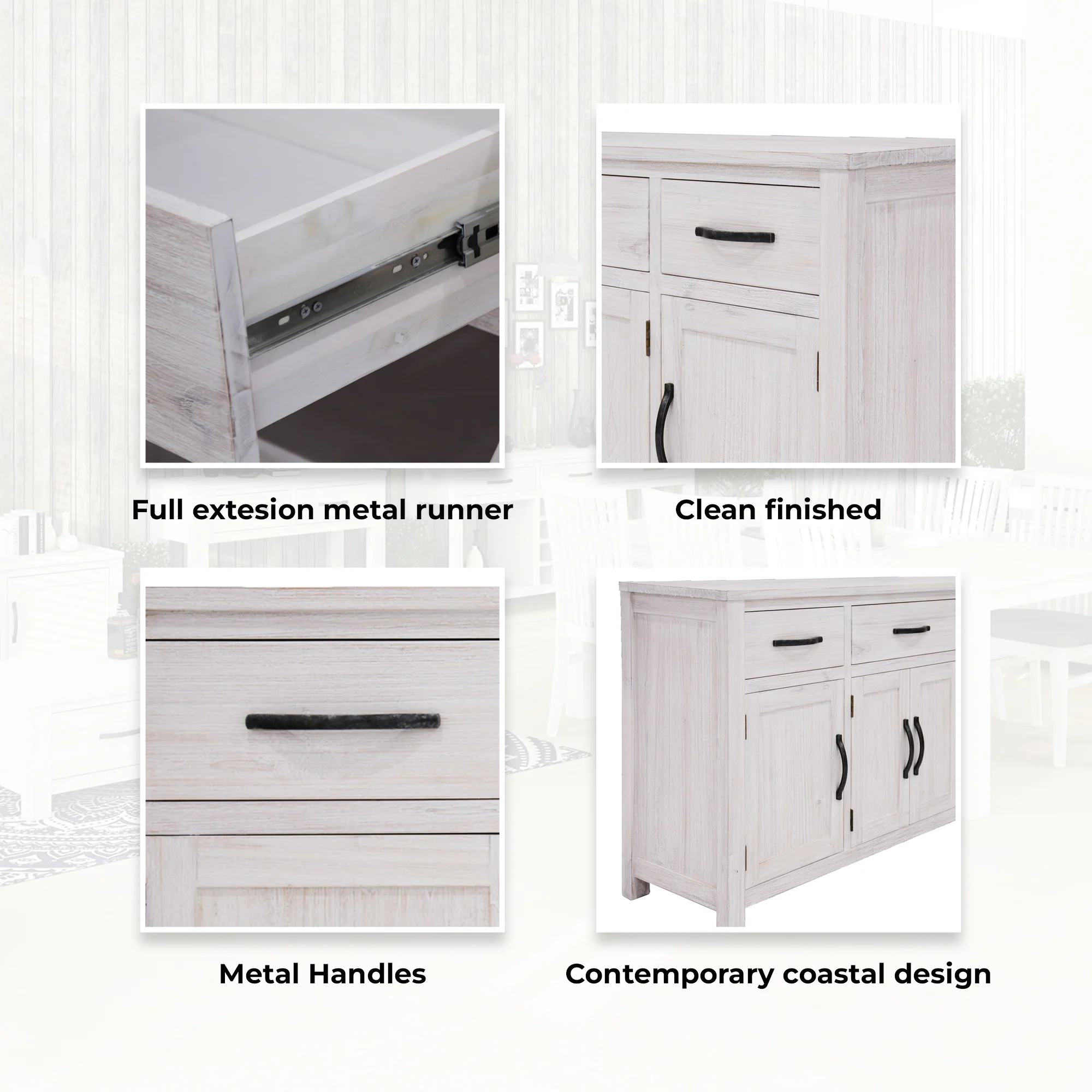 Foxglove 158cm Buffet Table - Image 6