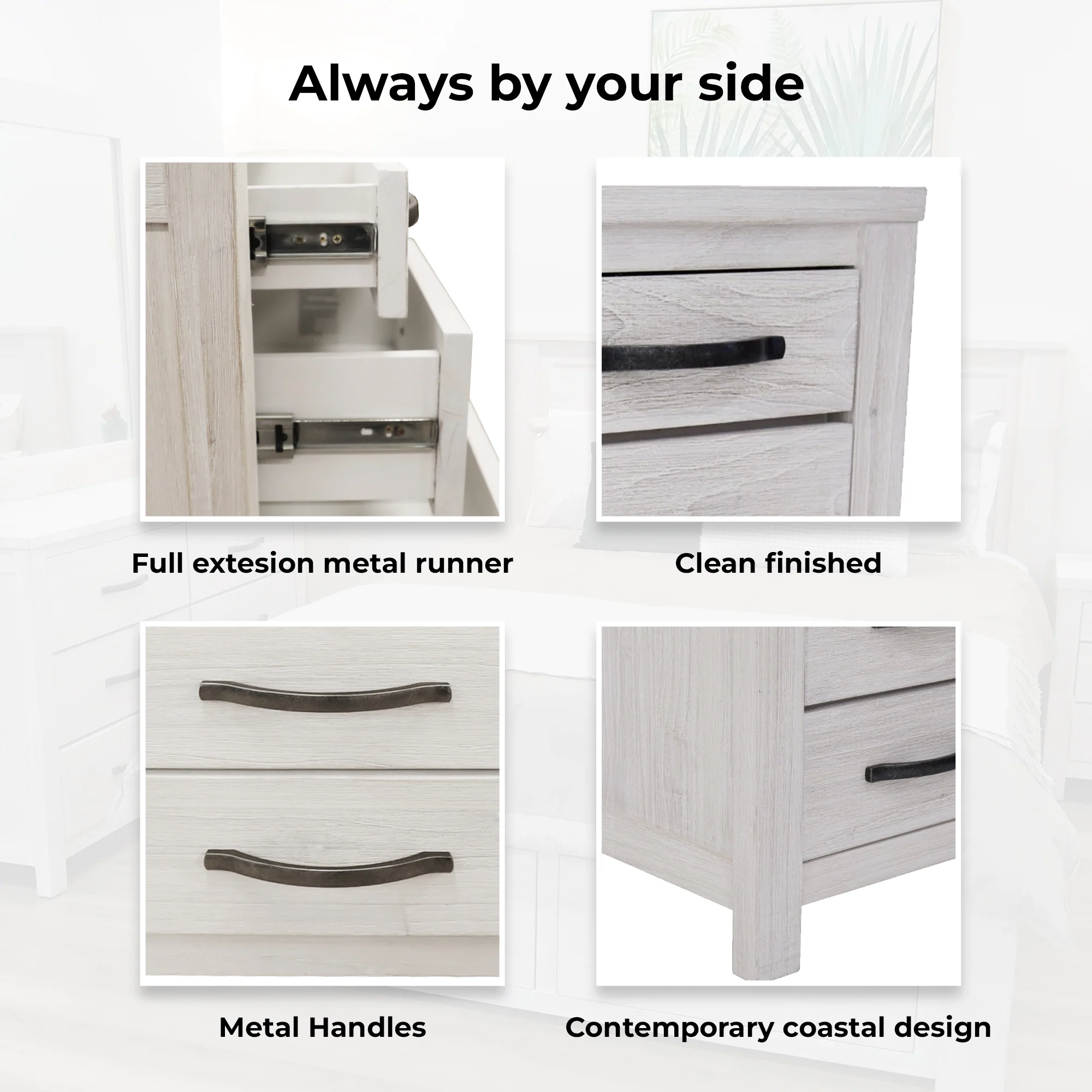 Foxglove Bedside Table - Image 6