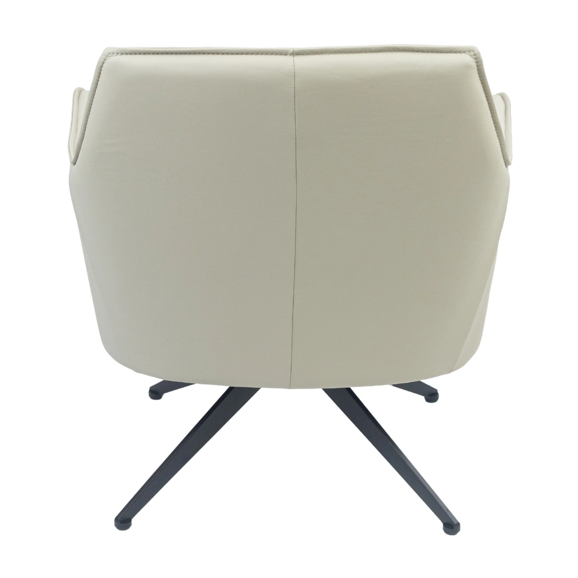 Freya Leather Swivel Occasional Chair - Image 5