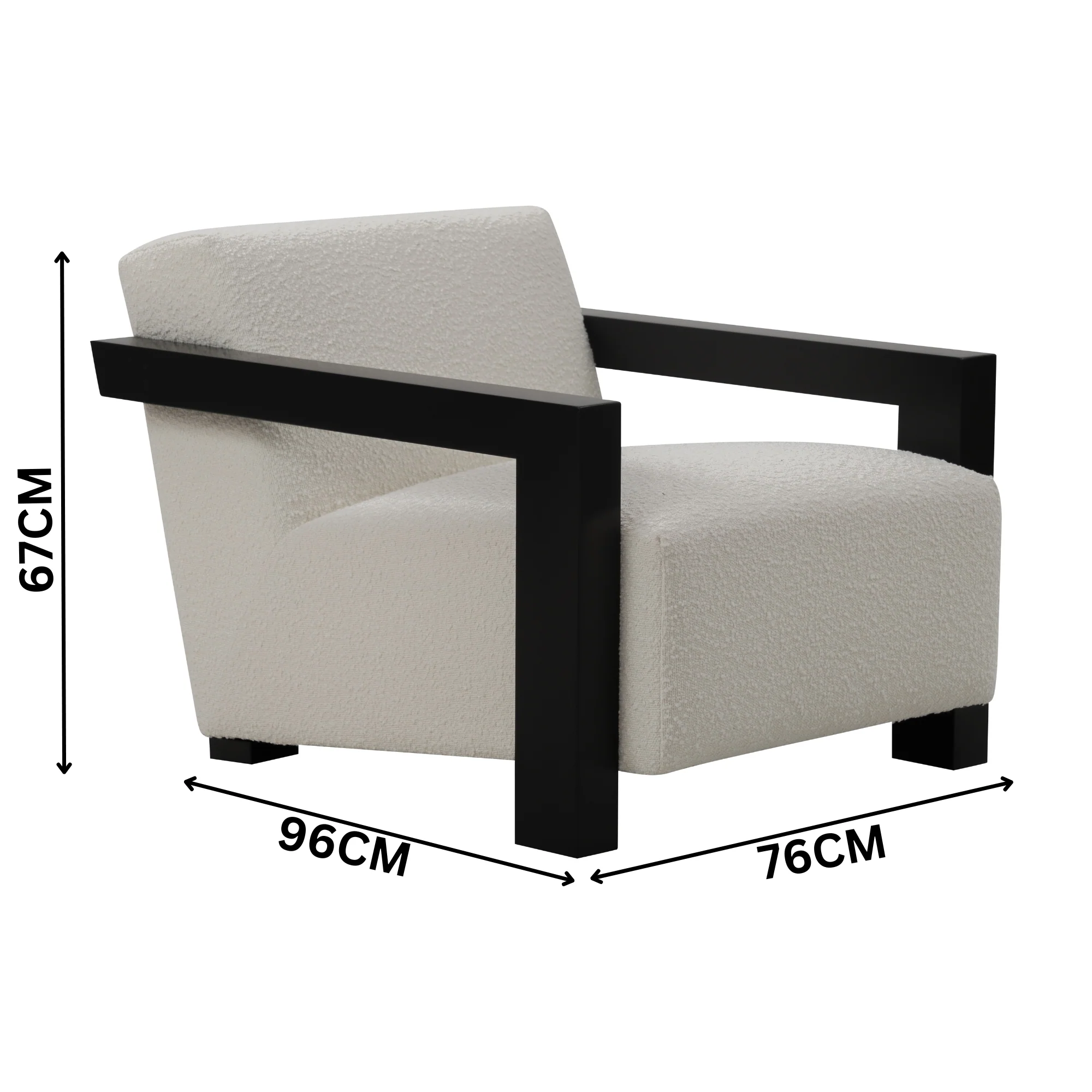Lebron Armchair Ivory - Image 3