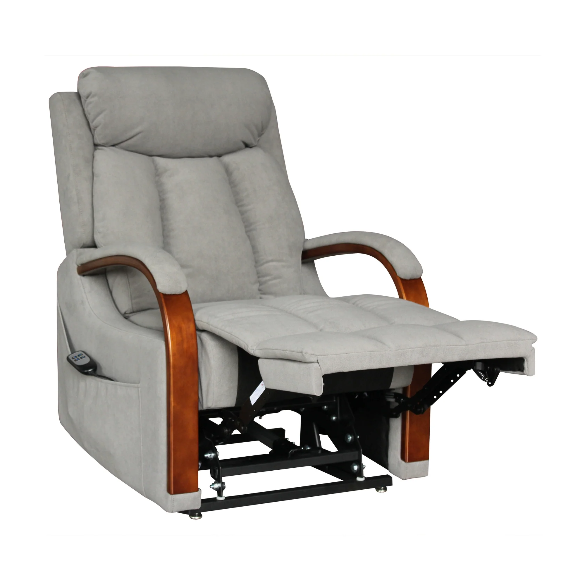 Grace Dual Motor 150kgs Recliner Lift Chair Graphite Grey - Image 6