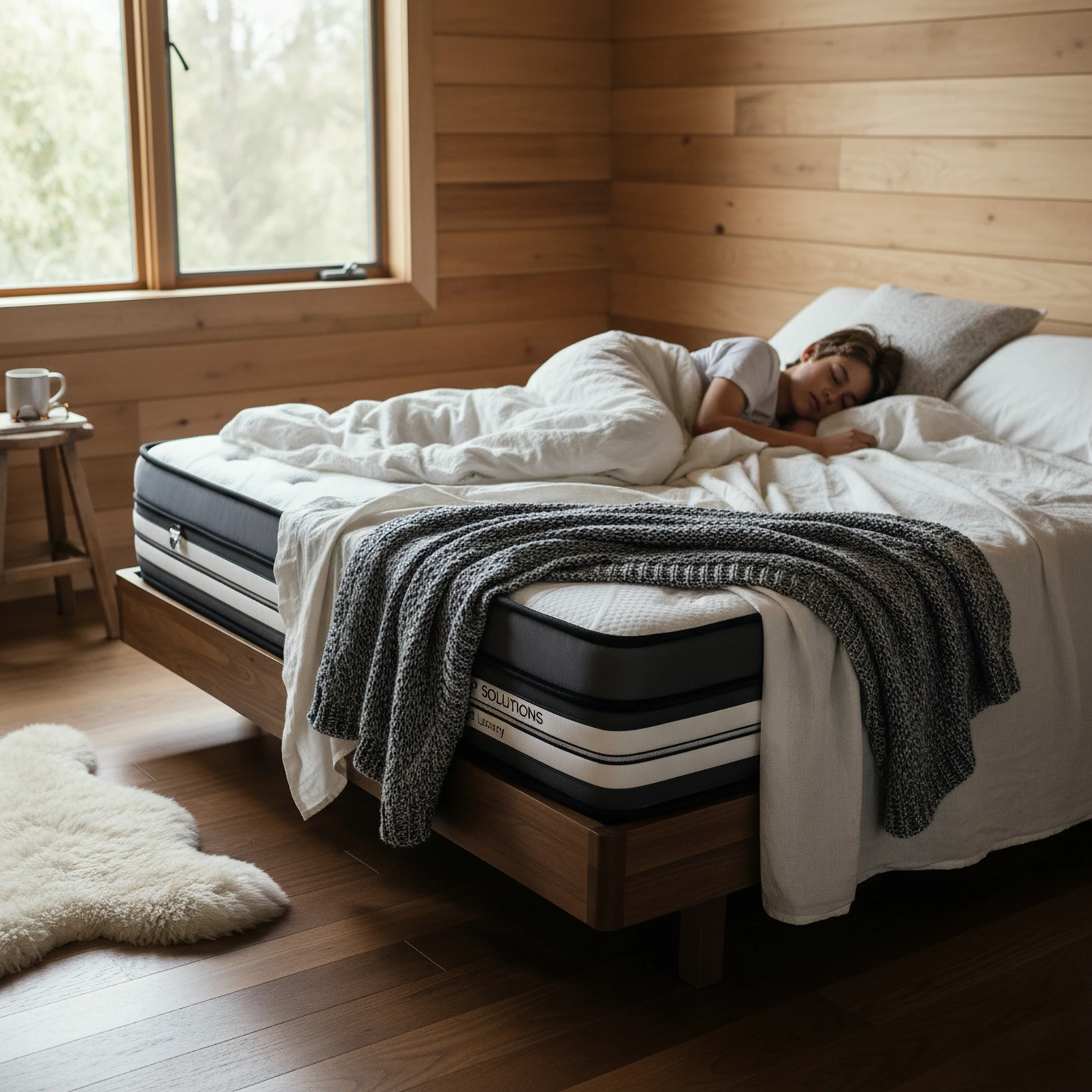 Grand Luxury Mattress Medium Euro Top 5 Zone Pocket Spring Cooling Gel - Image 4