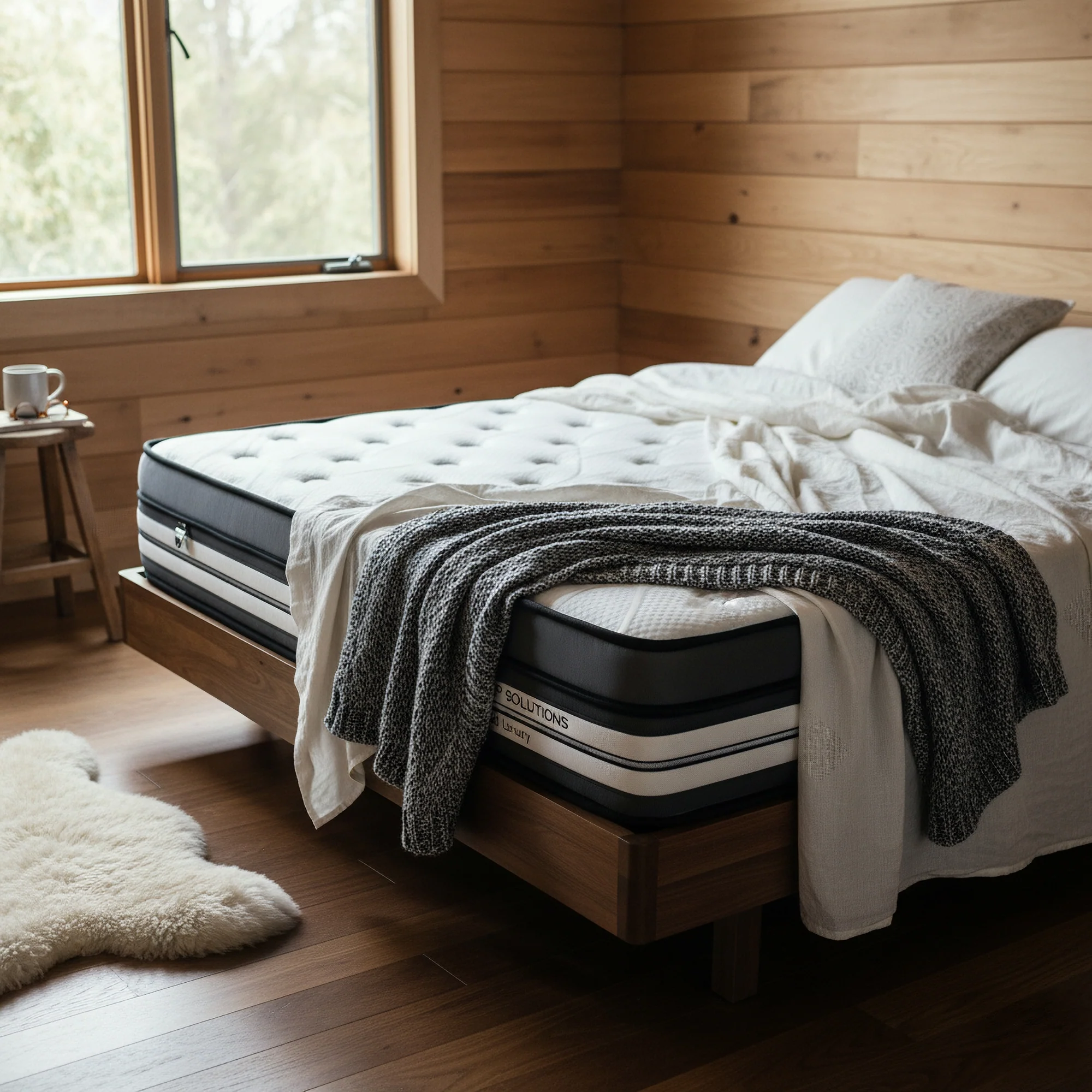 Grand Luxury Mattress Medium Euro Top 5 Zone Pocket Spring Cooling Gel - Image 7