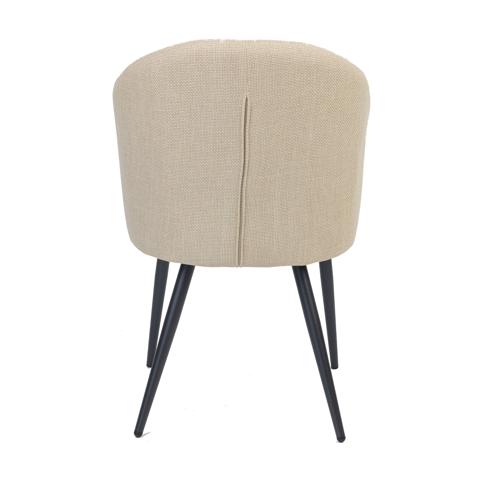 Graz 2pc Set Fabric Dining Chair Beige - Image 5