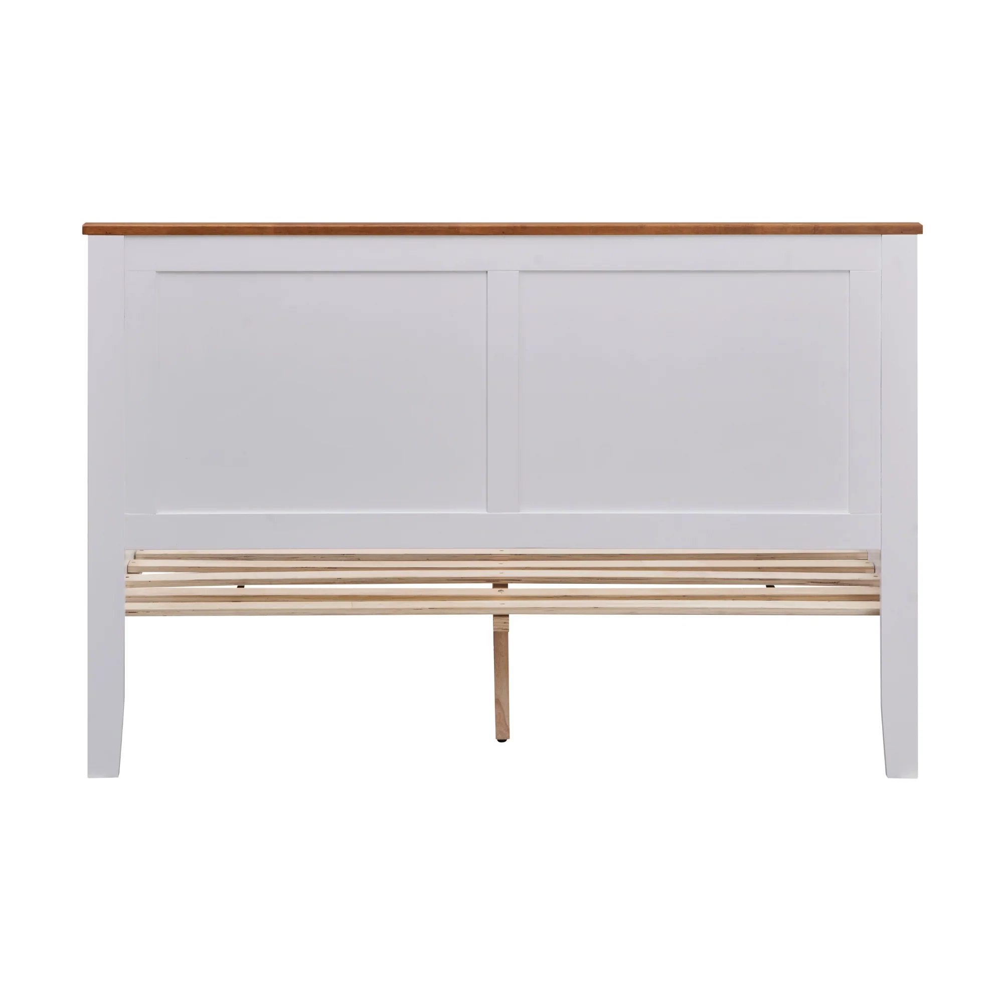 Harbourview Double Bed Frame Brown White - Image 5
