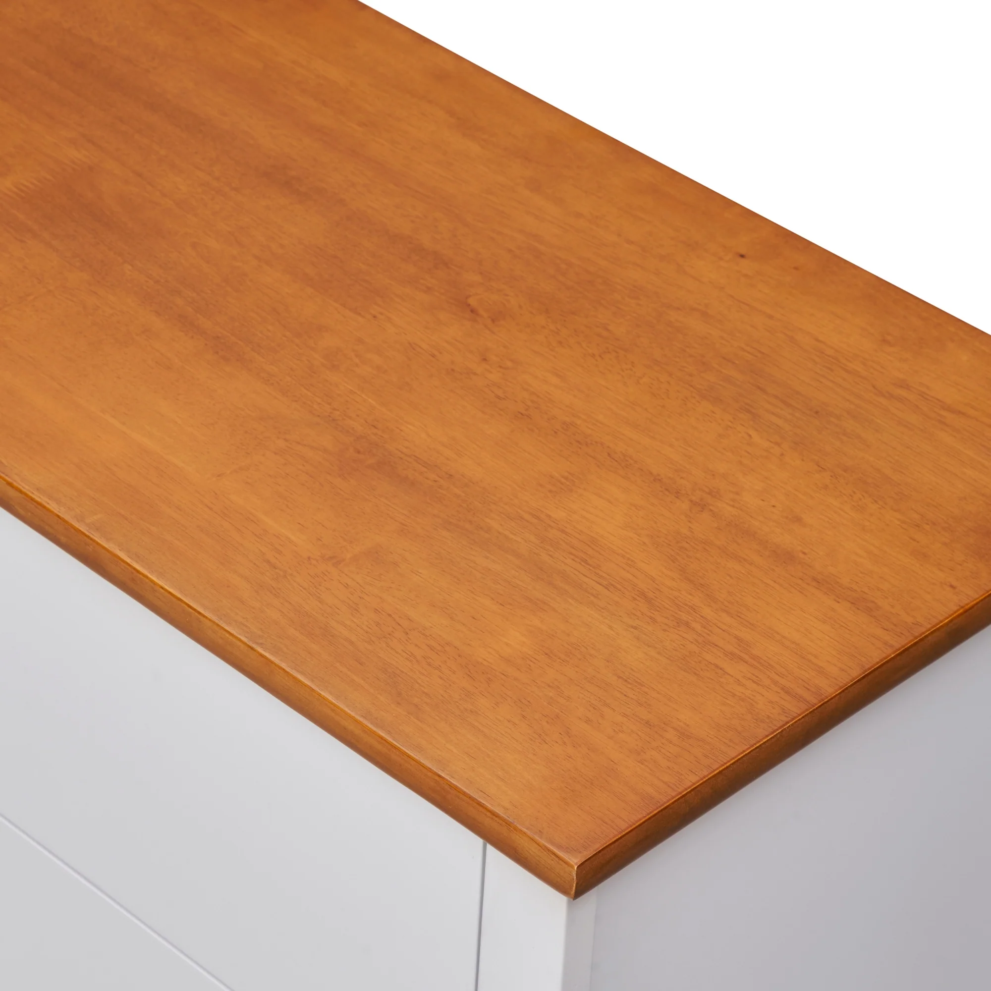 Harbourview Tallboy Table Brown White - Image 5