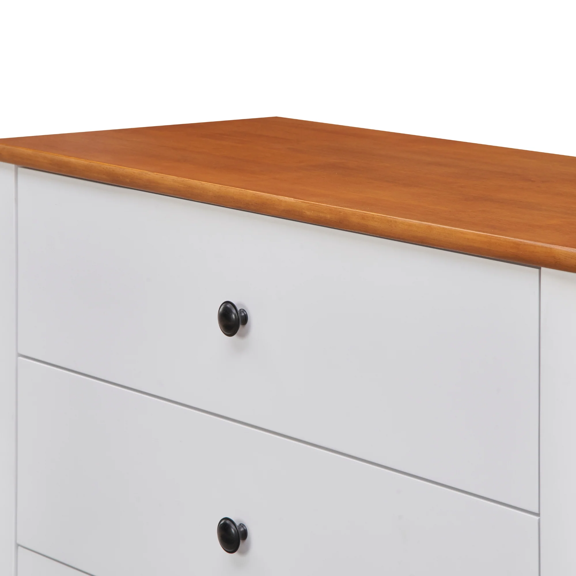 Harbourview Tallboy Table Brown White - Image 6