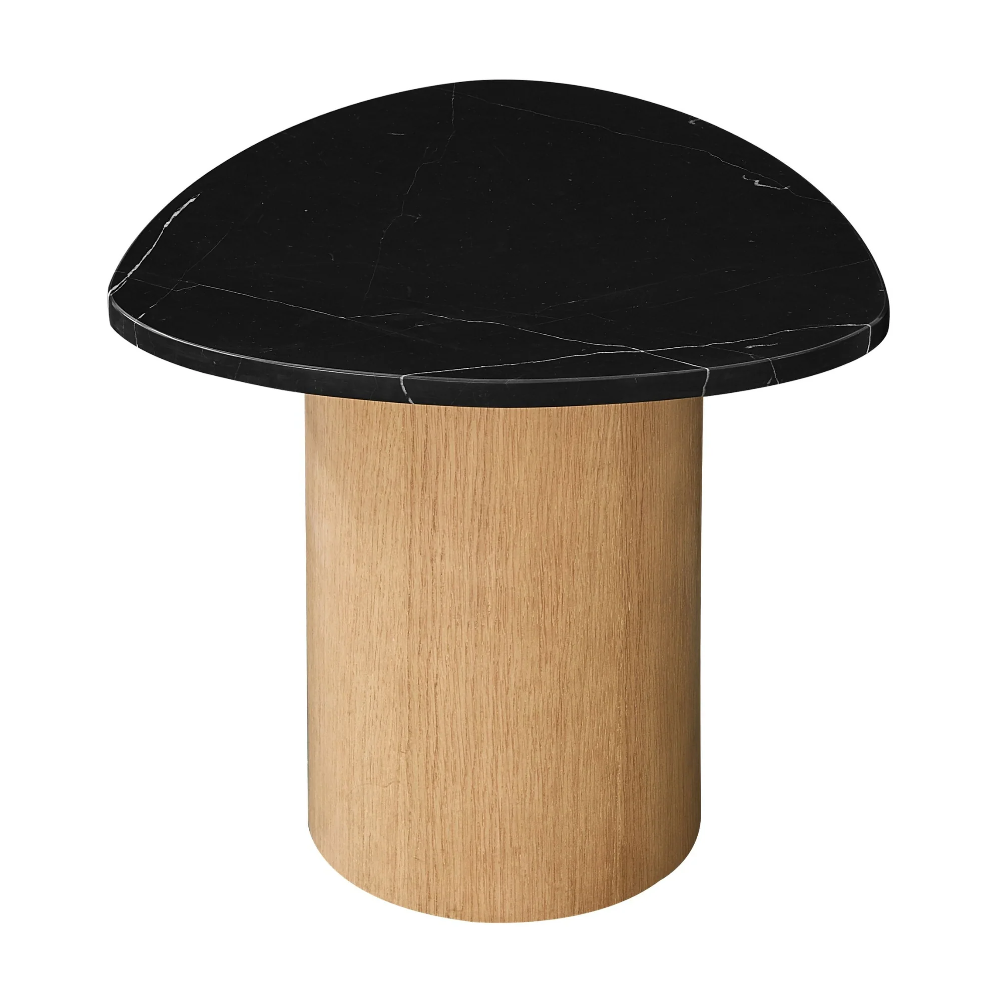 Harvey 46.5cm Marble Side Table Black - Image 3