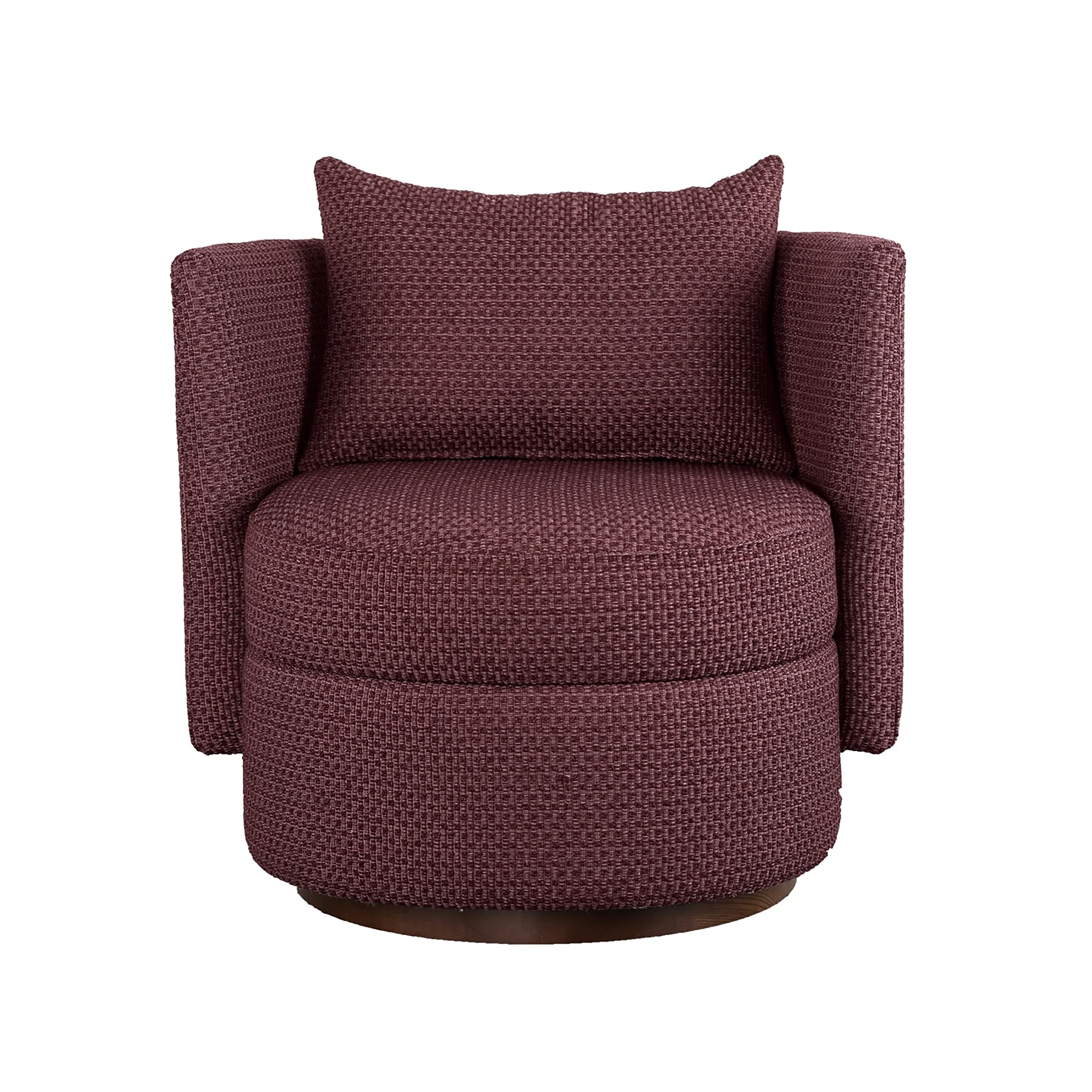 Havana Occasional Arm Chenille Chair Marsala - Image 2