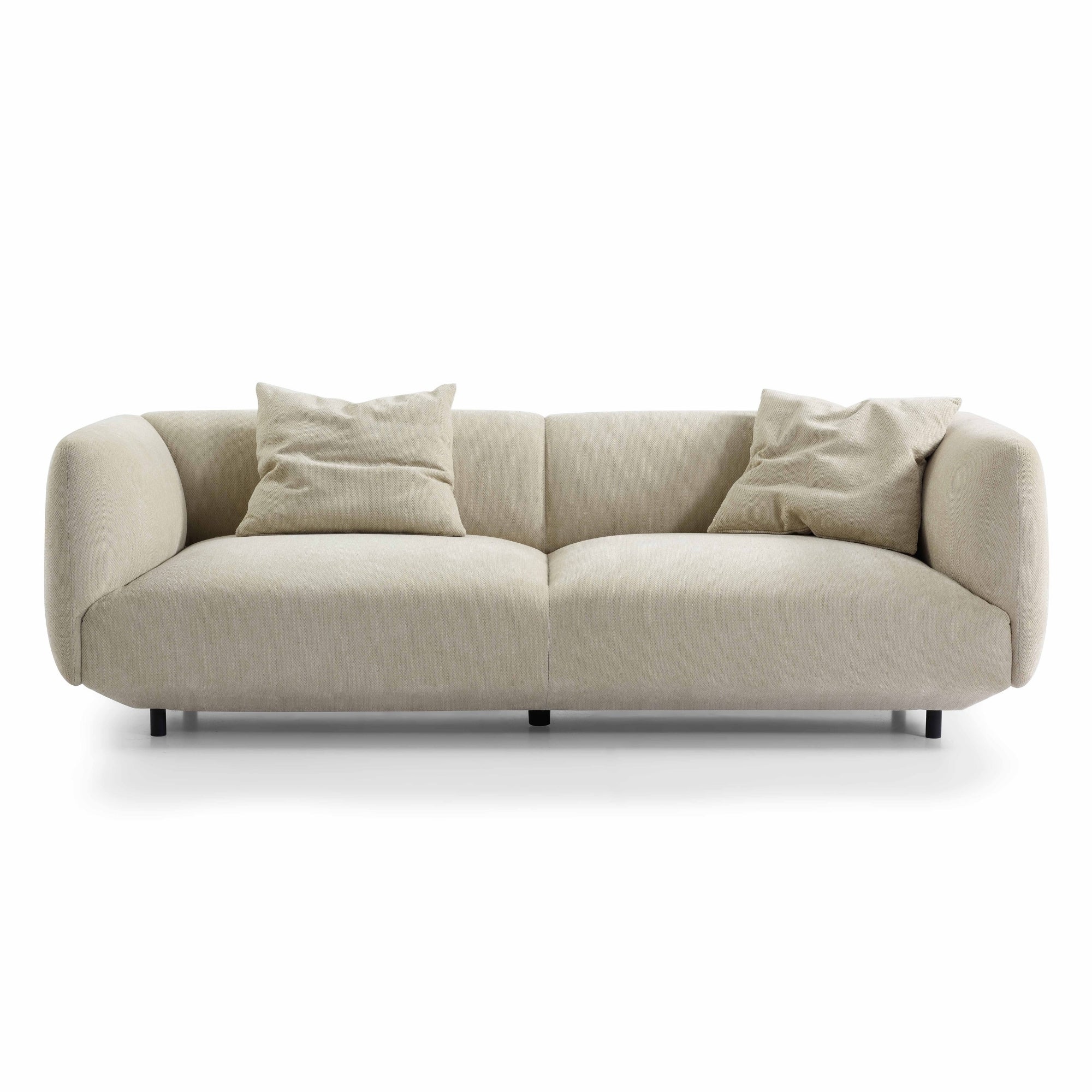 Henderson 3 Seater Chenille Sofa Natural - Image 2