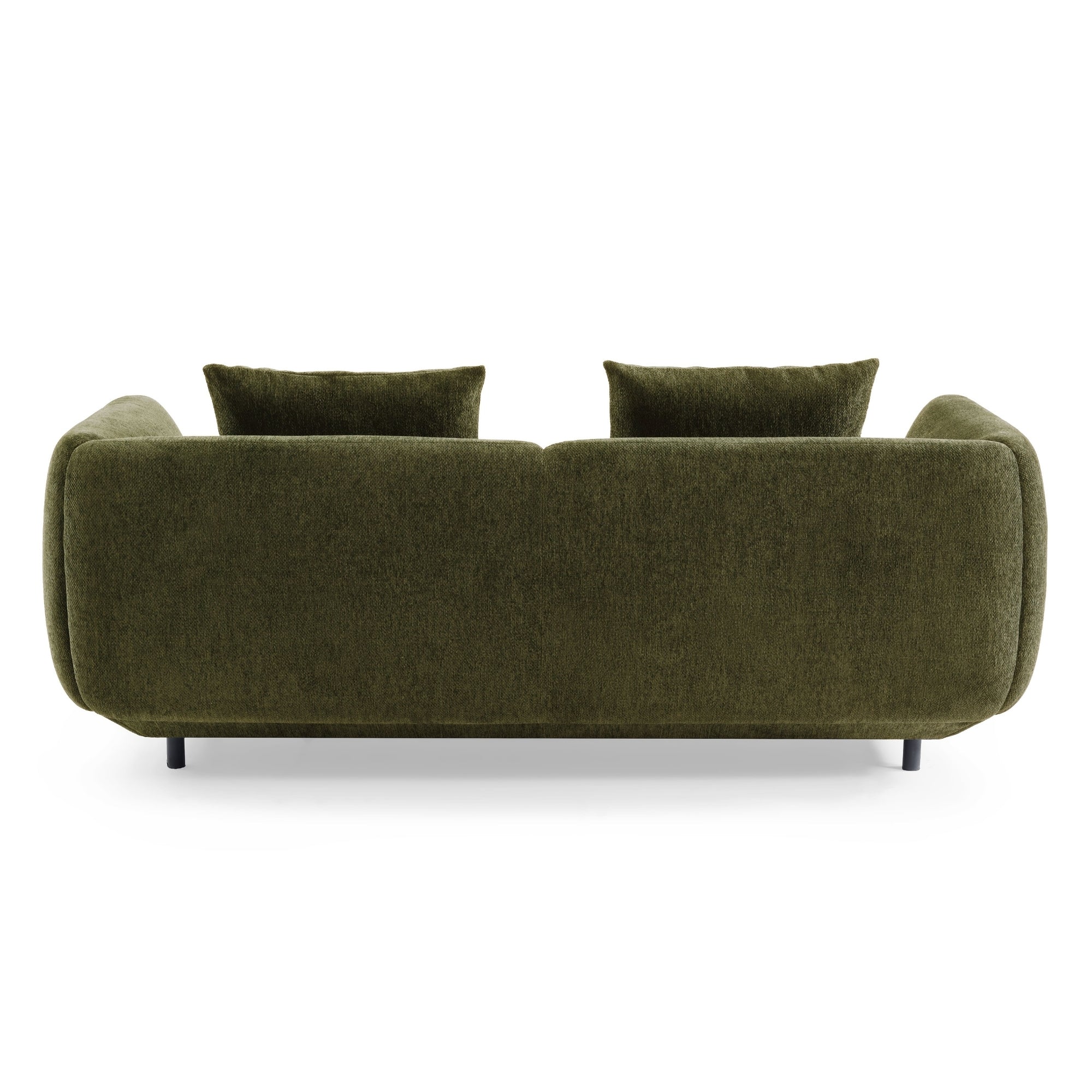 Henderson 4 Seater Chenille Sofa Green - Image 3