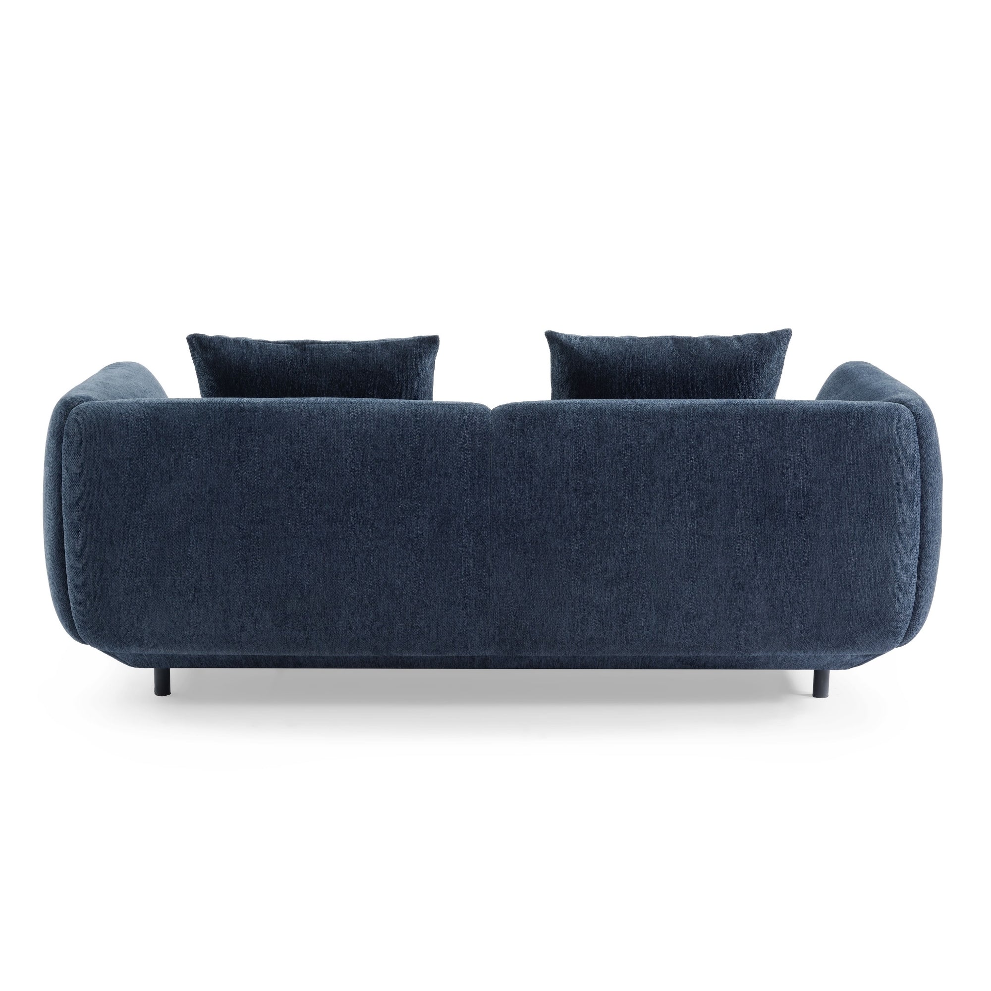 Henderson 4 Seater Chenille Sofa Navy - Image 3