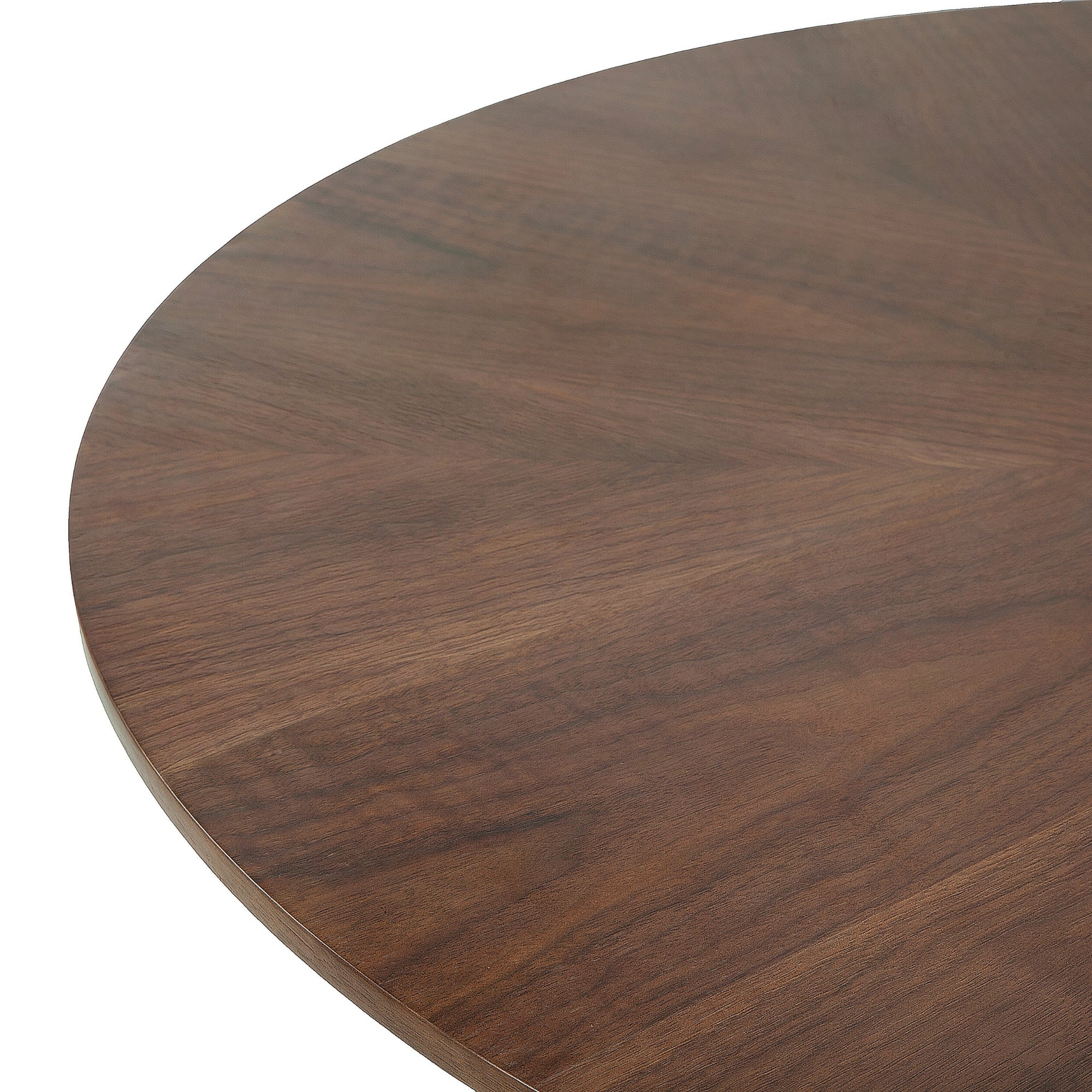 Henrik 130cm Round Dining Table Walnut - Image 5