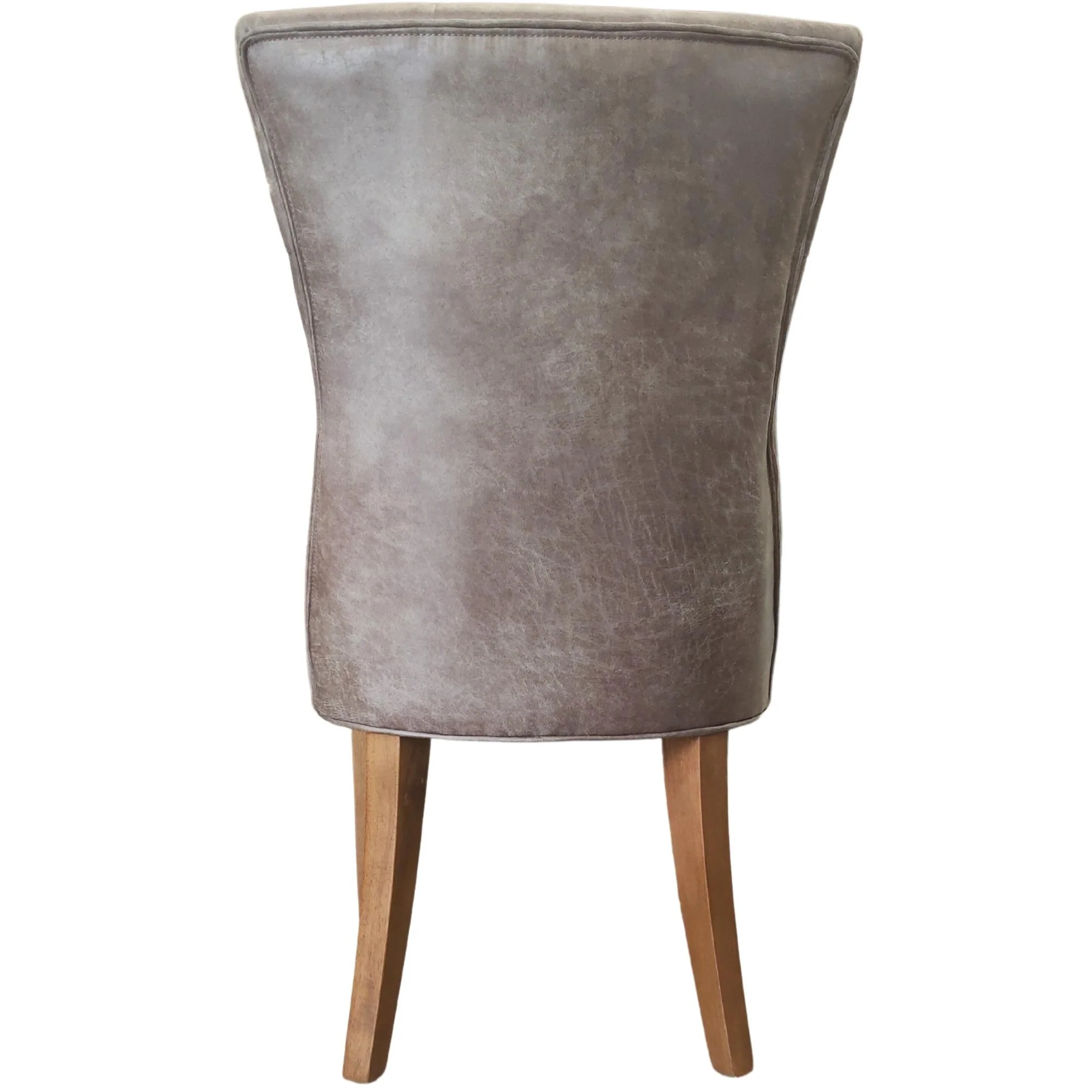 Holly Set of 2 PU Dining Chair Coffee - Image 4