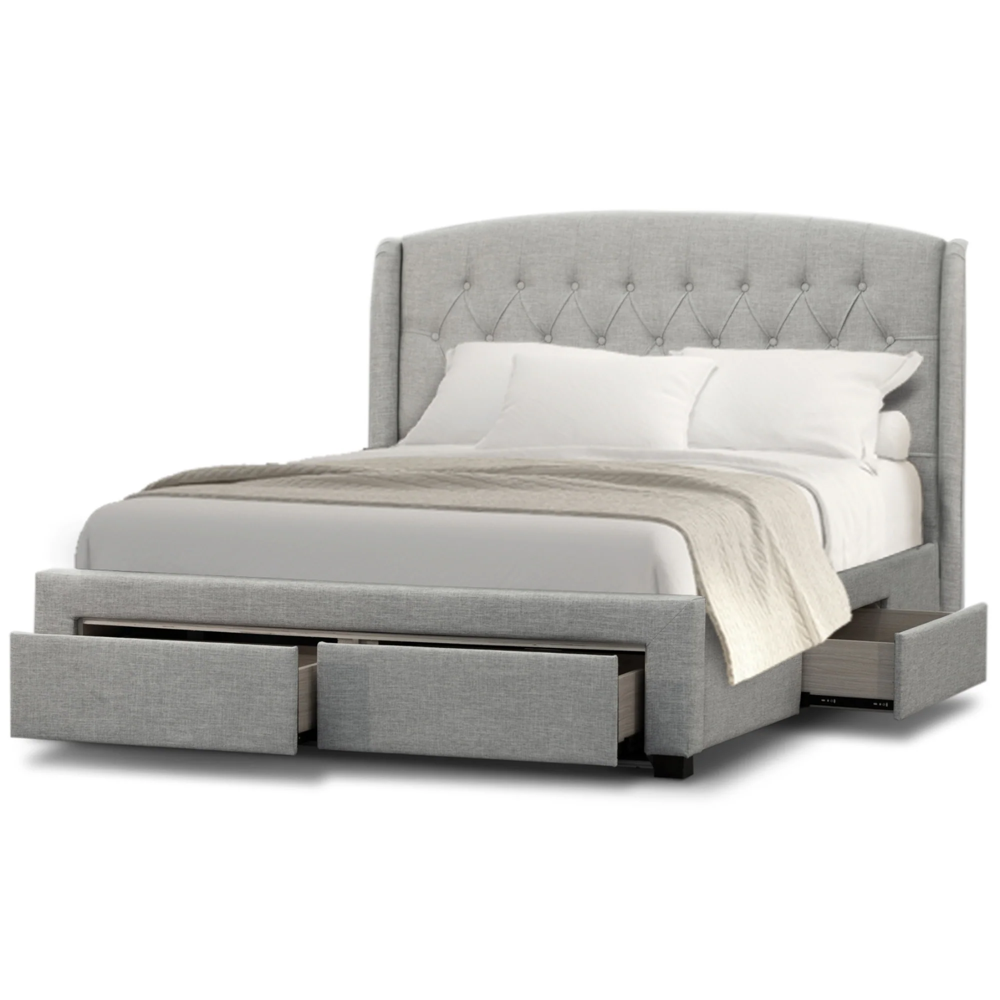 Honeydew Bed Frame Beige - Image 14