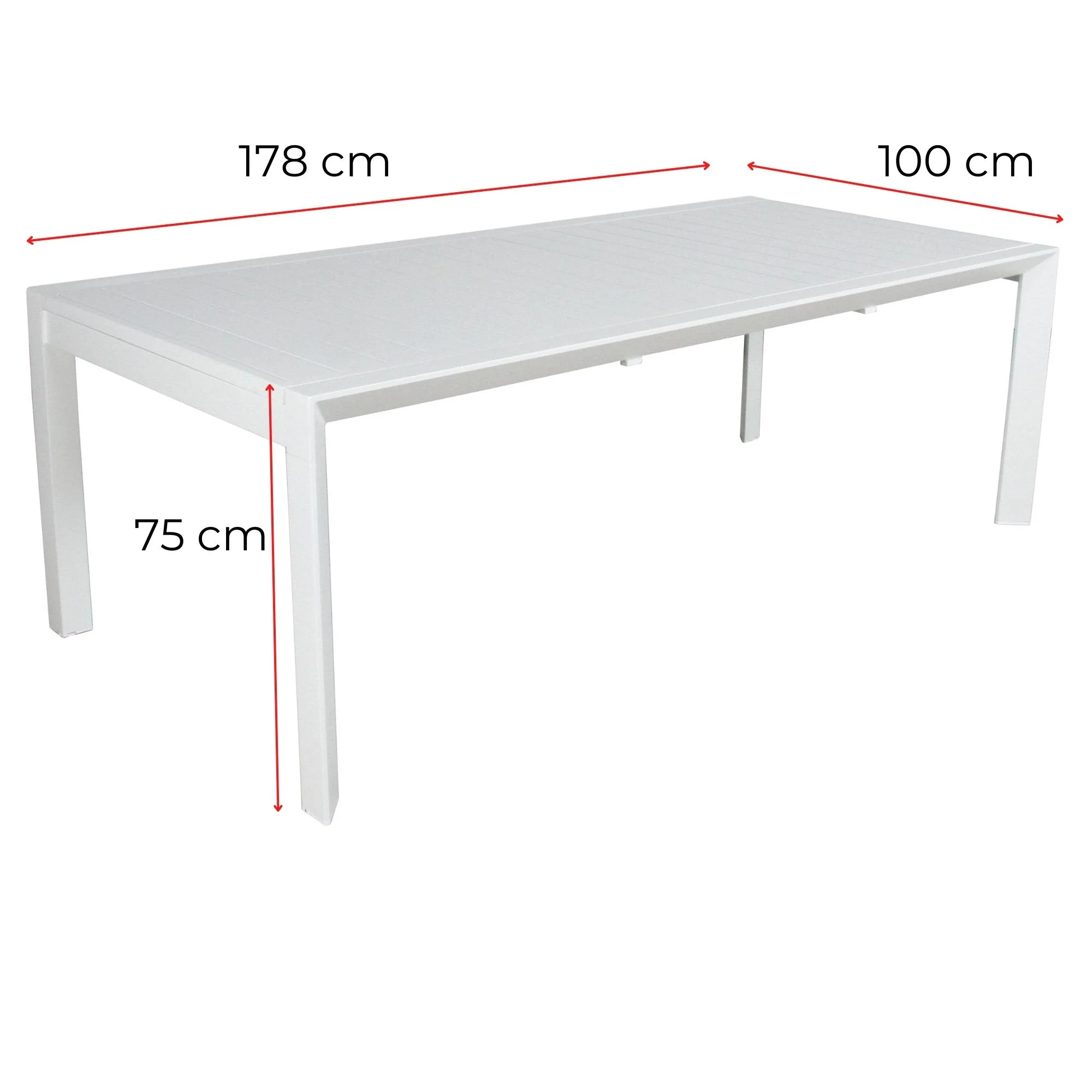 Iberia 178cm Outdoor Dining Table - Image 6