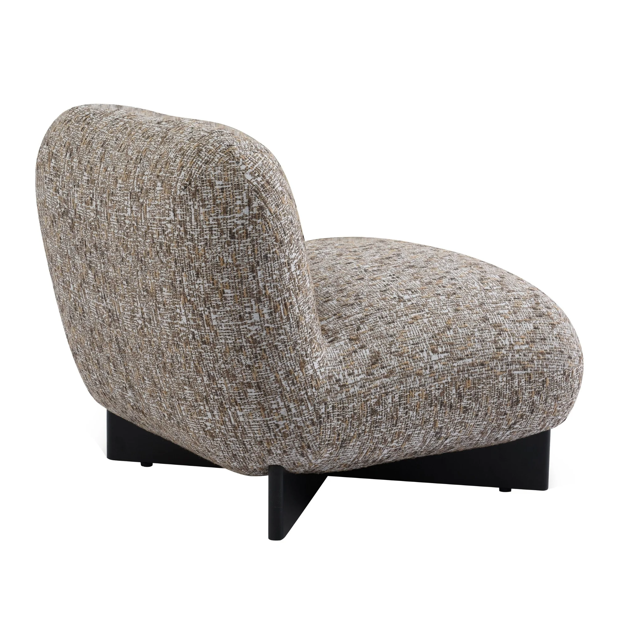 Ina Occasional Chenille Chair Caramel - Image 4