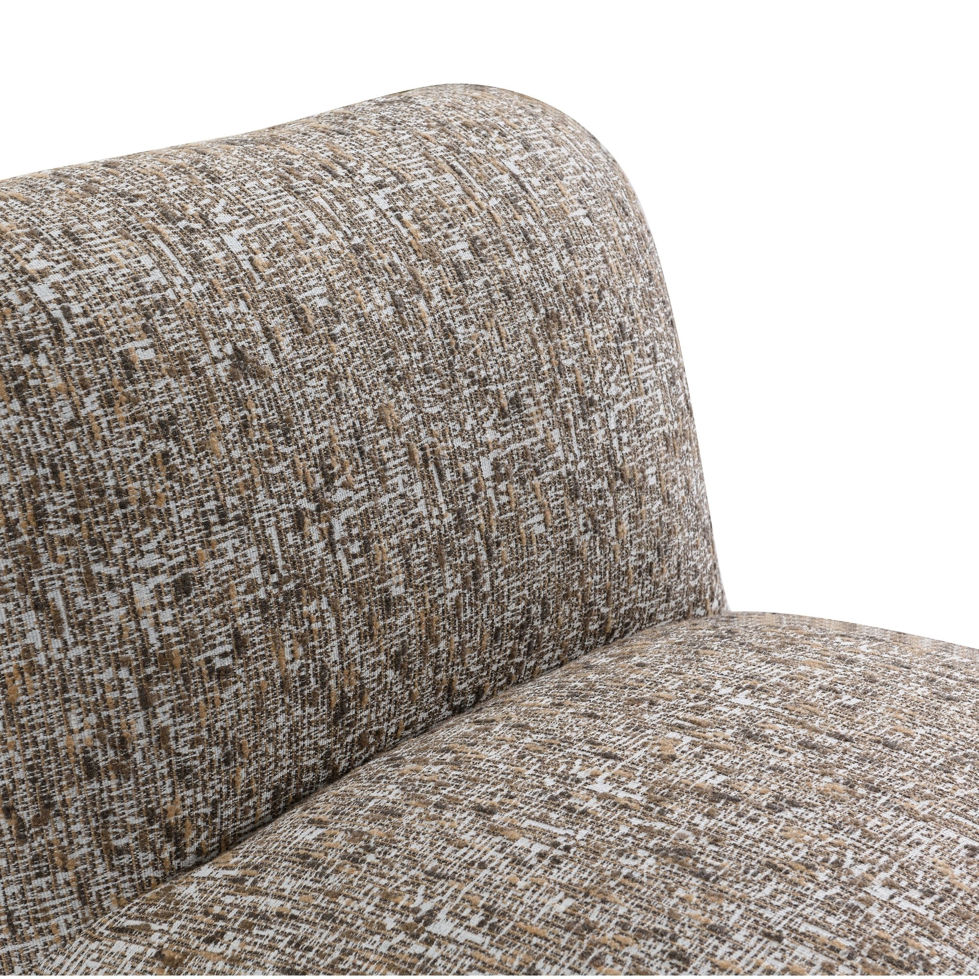 Ina Occasional Chenille Chair Caramel - Image 5