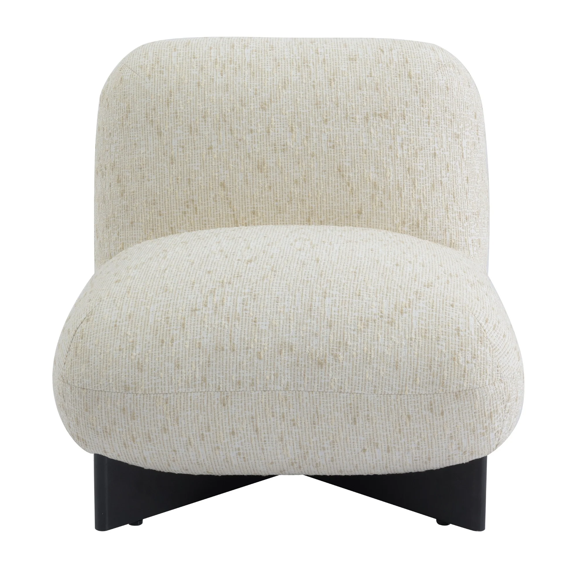 Ina Occasional Chenille Chair Natural - Image 2