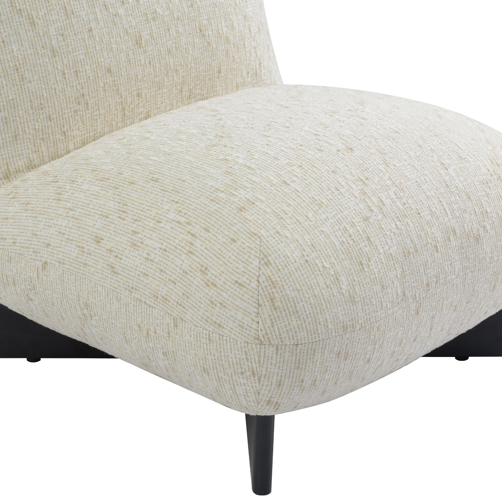 Ina Occasional Chenille Chair Natural - Image 5