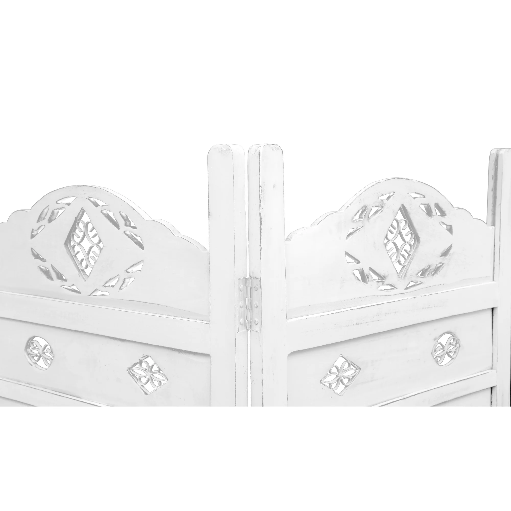 Iron Jali Room Screen Divider White - Image 4