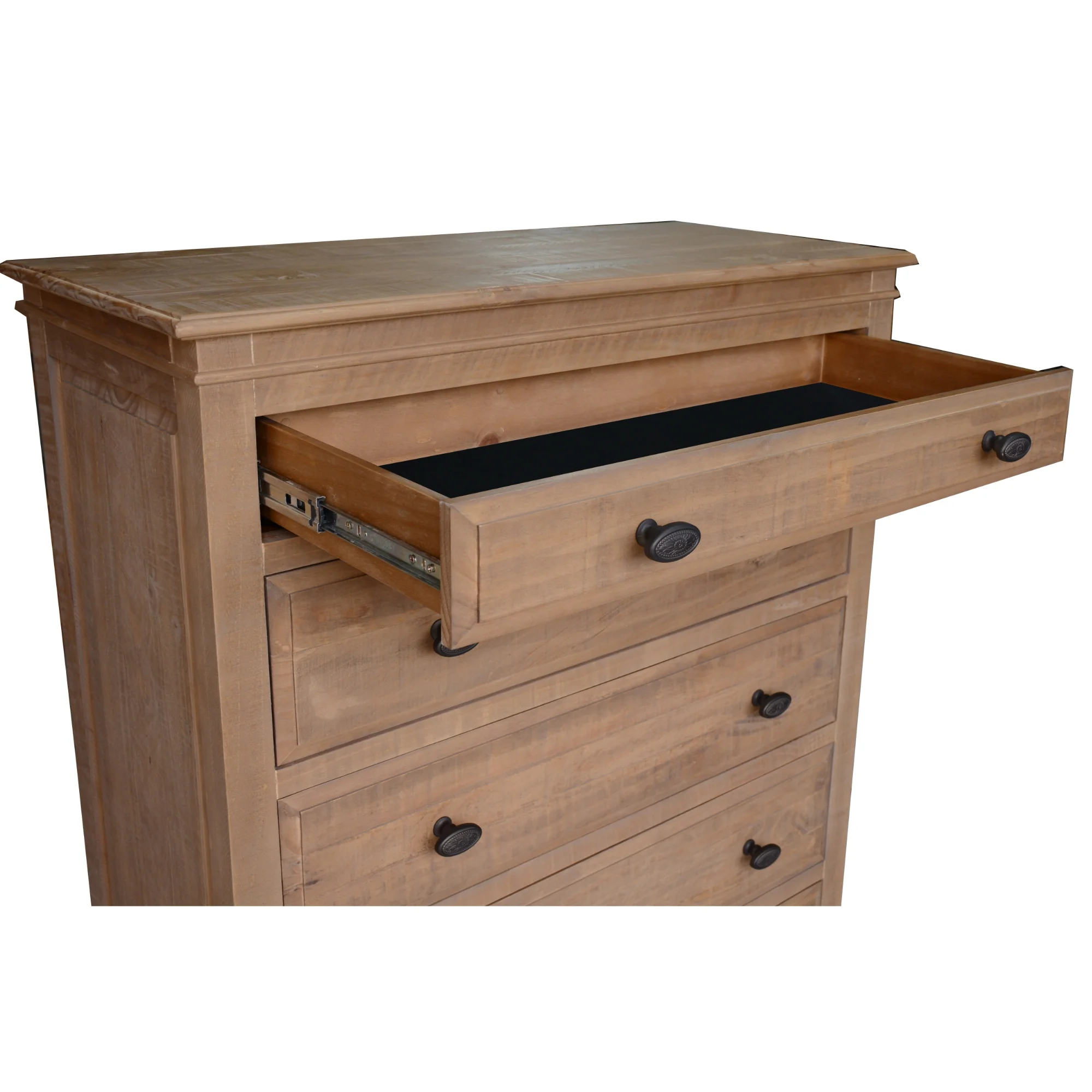 Jade 3pc Set Bedside and Tallboy - Image 4