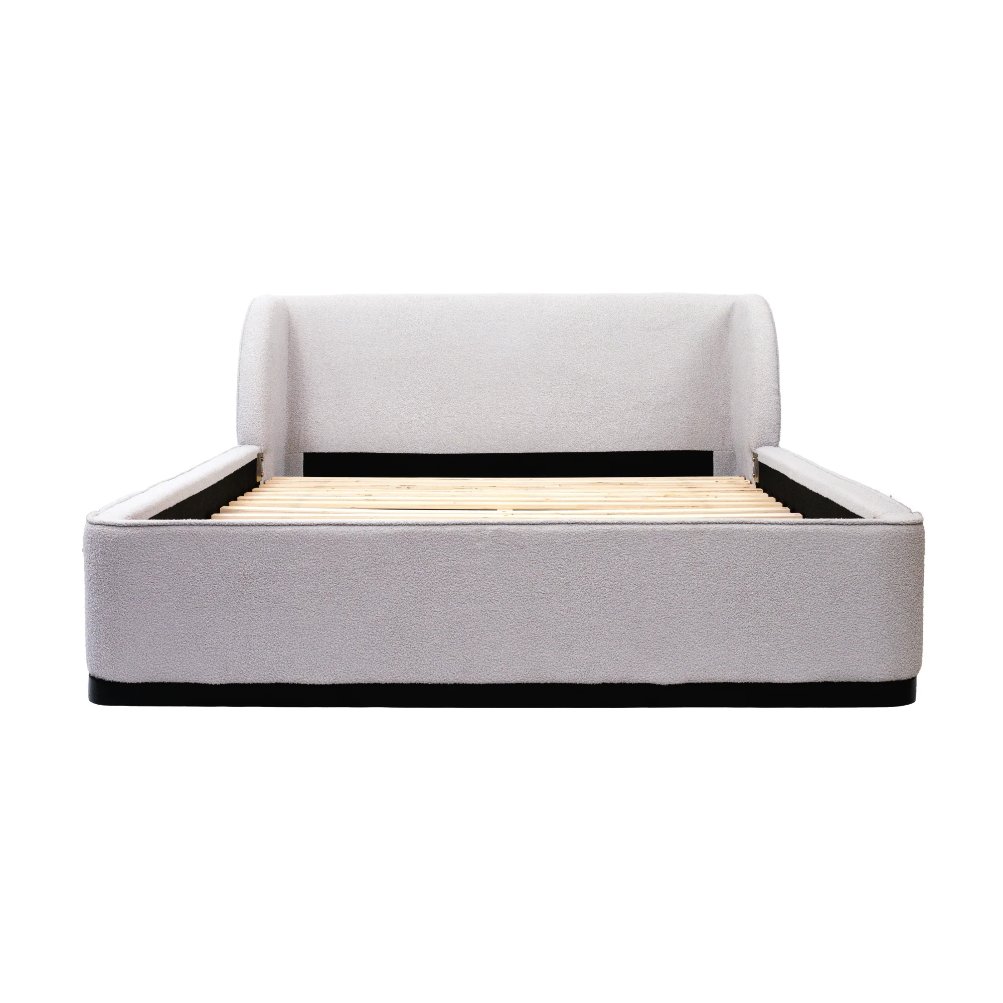 Jamar Fabric Bed Frame Grey - Image 11