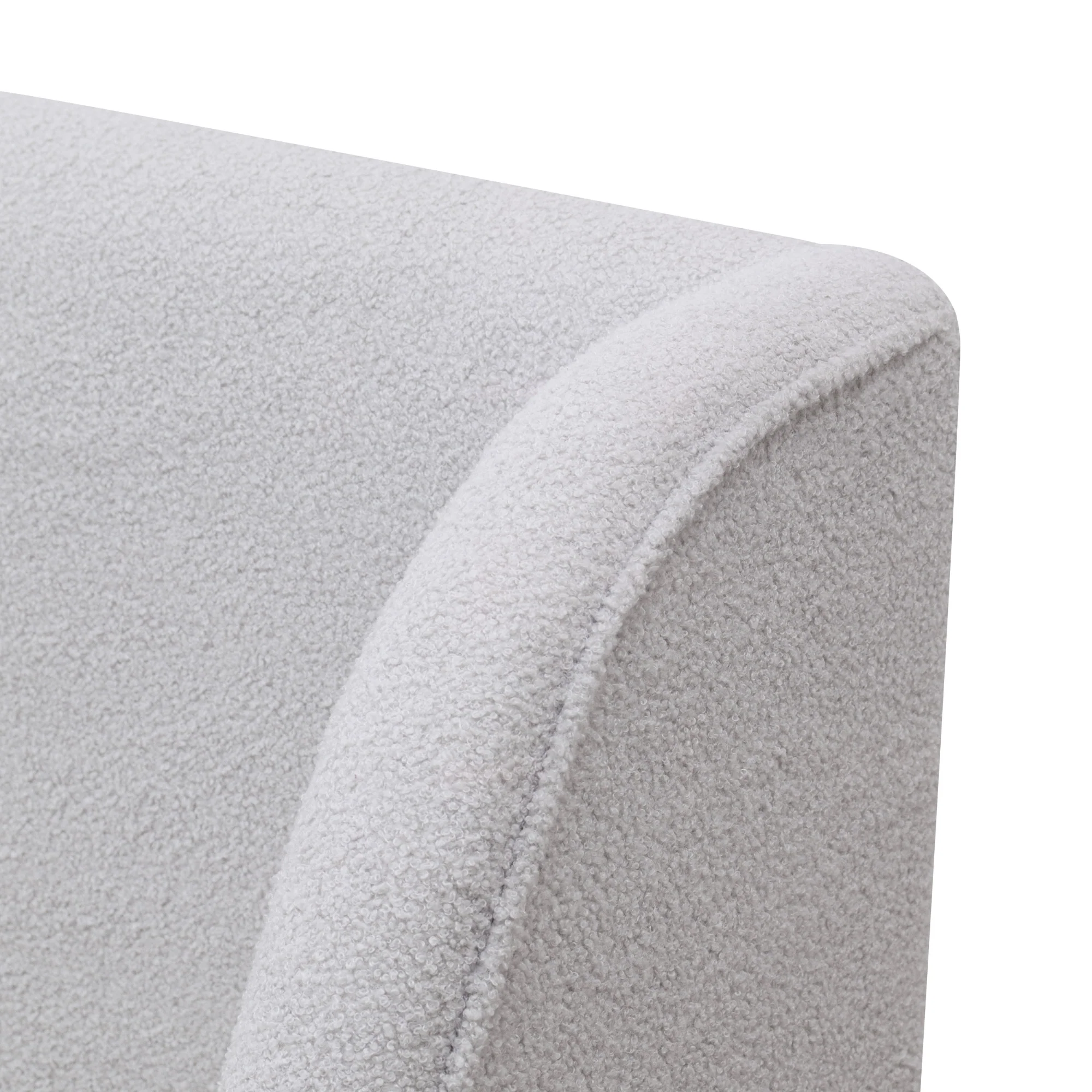 Jamar Fabric Bed Frame Grey - Image 6