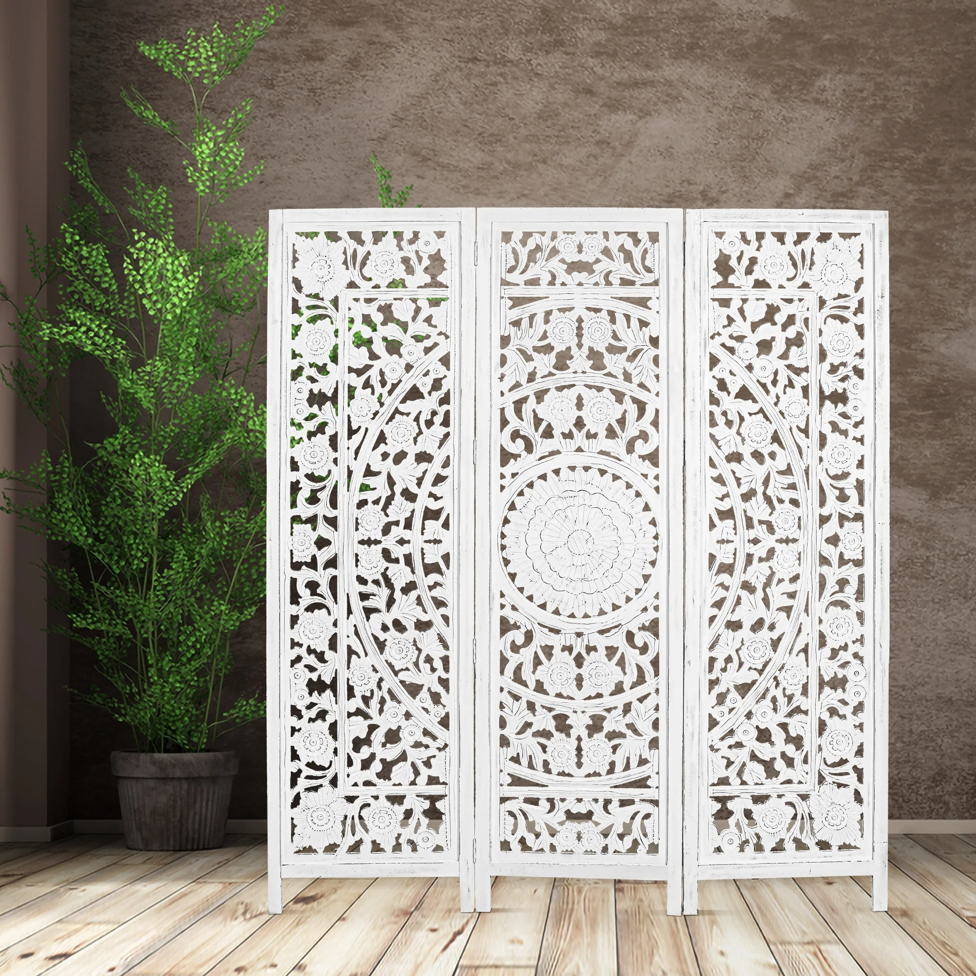Jans Room Screen Divider White - Image 3