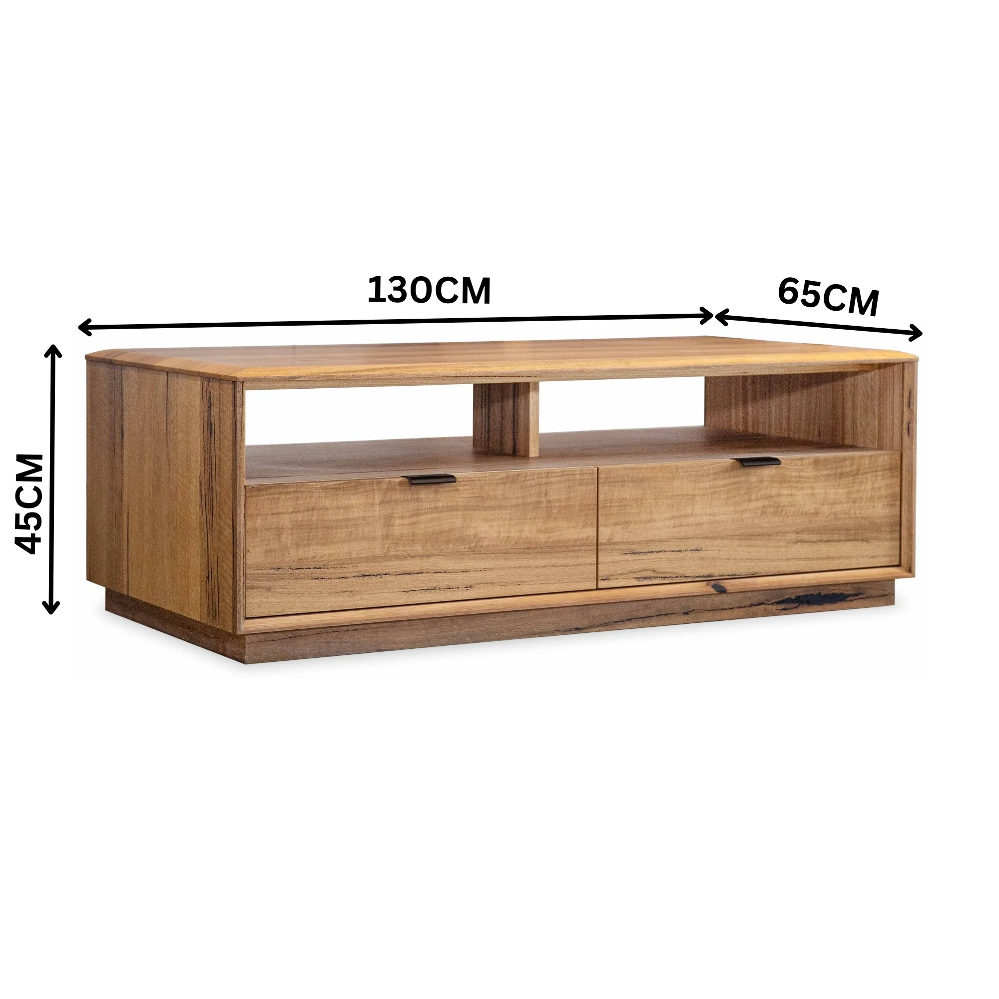Japandi 130cm Coffee Table Natural Oak - Image 3