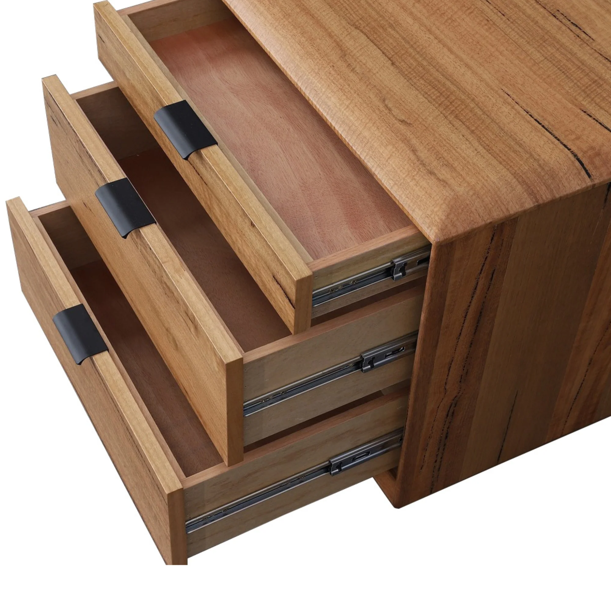 Japandi 2pc Set Bedside Table Natural Oak - Image 6