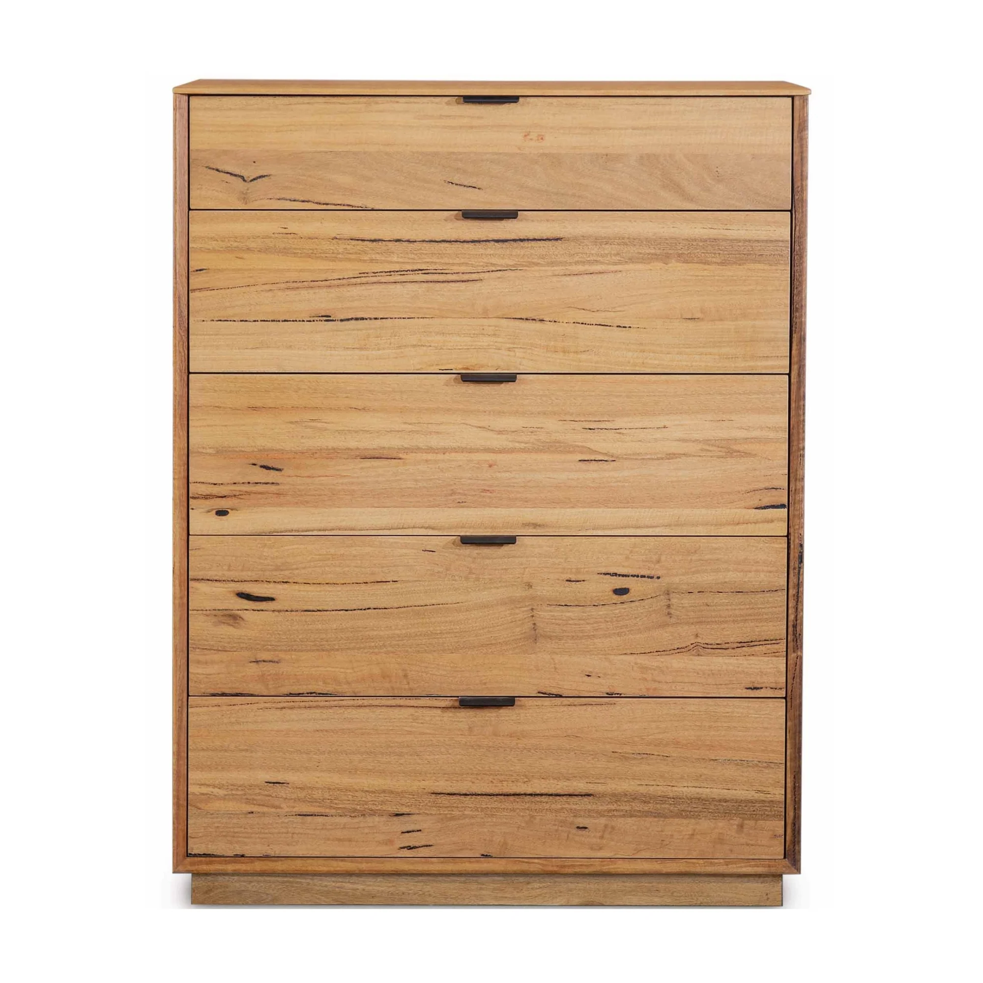 Japandi 3pc Set Bedside Table Tallboy Natural Oak - Image 5