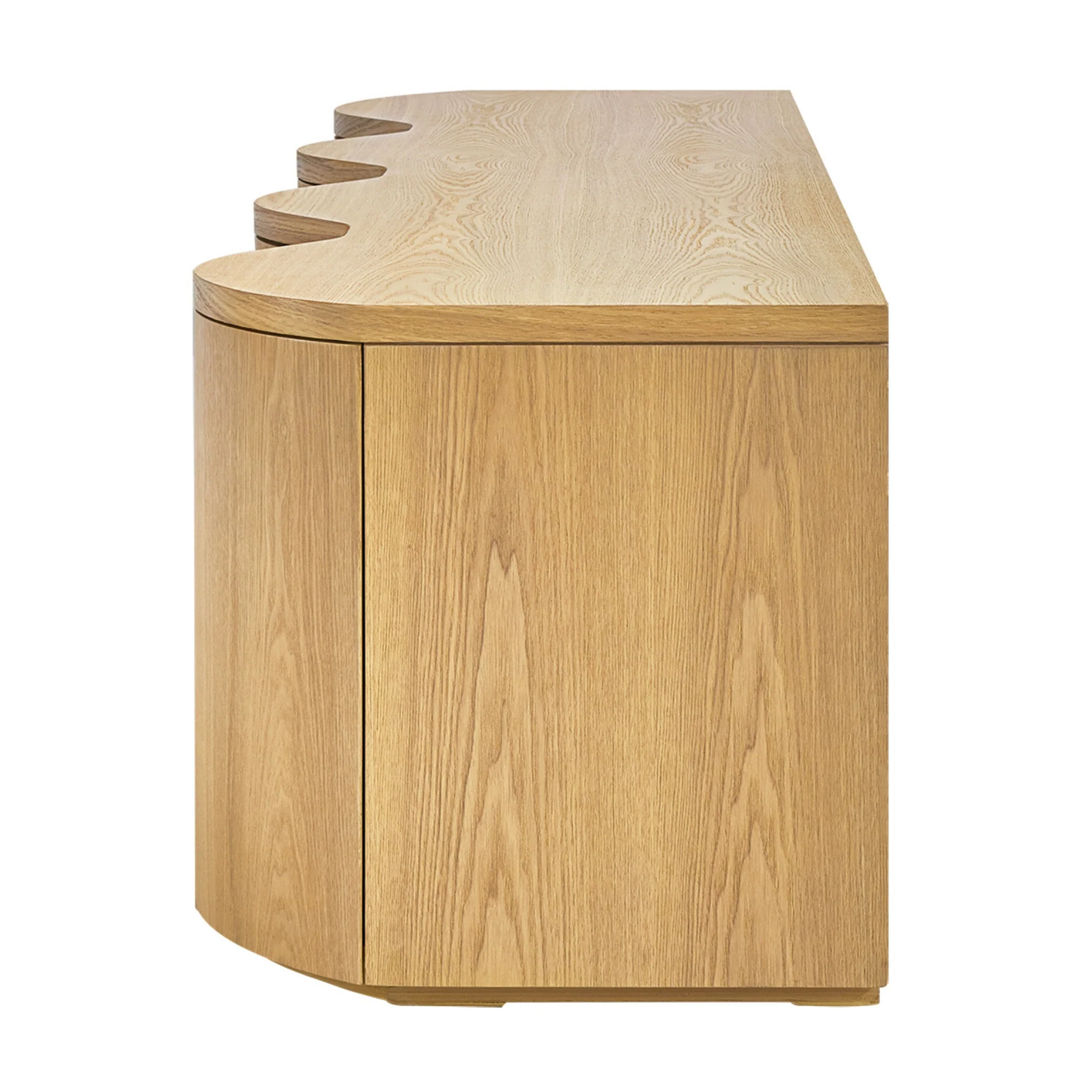 Wave 215cm 4 Door ETU Enterntainment TV Unit Natural - Image 5