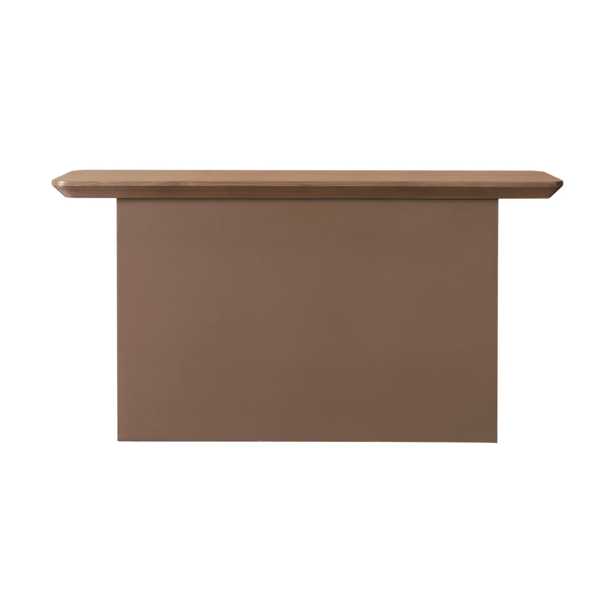 Wave 150cm Console Hallway Entrance Table Walnut - Image 5