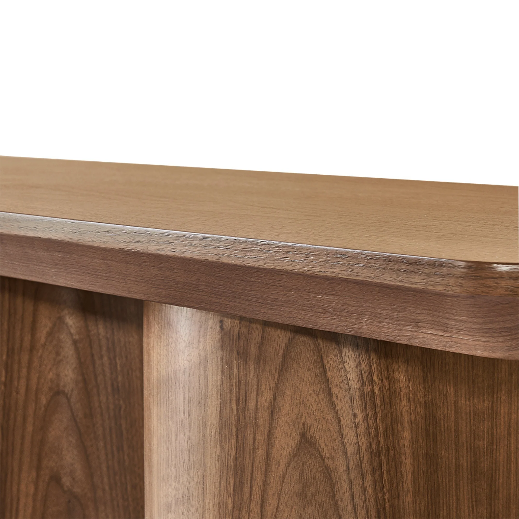 Wave 150cm Console Hallway Entrance Table Walnut - Image 7